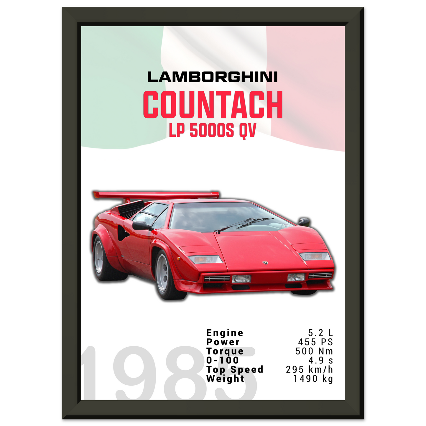 Lamborghini 1985 Countach LP 5000 S QV (LAMBO18)