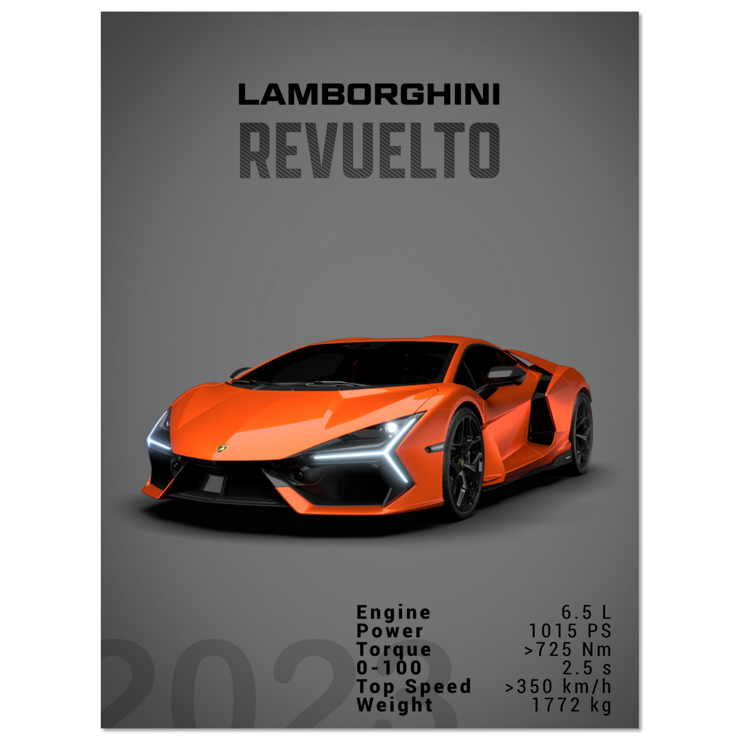 Lamborghini 2023 Revuelto (LAMBO22D)