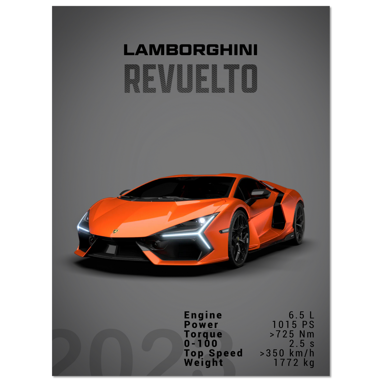 Lamborghini 2023 Revuelto (LAMBO22D)