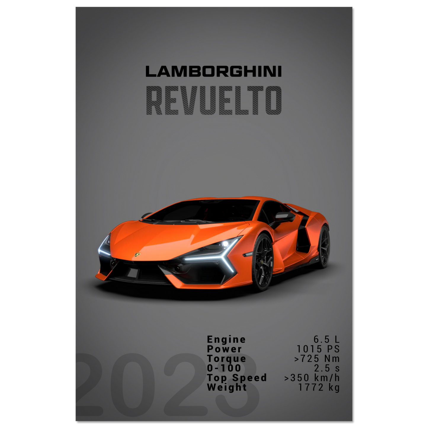 Lamborghini 2023 Revuelto (LAMBO22D)