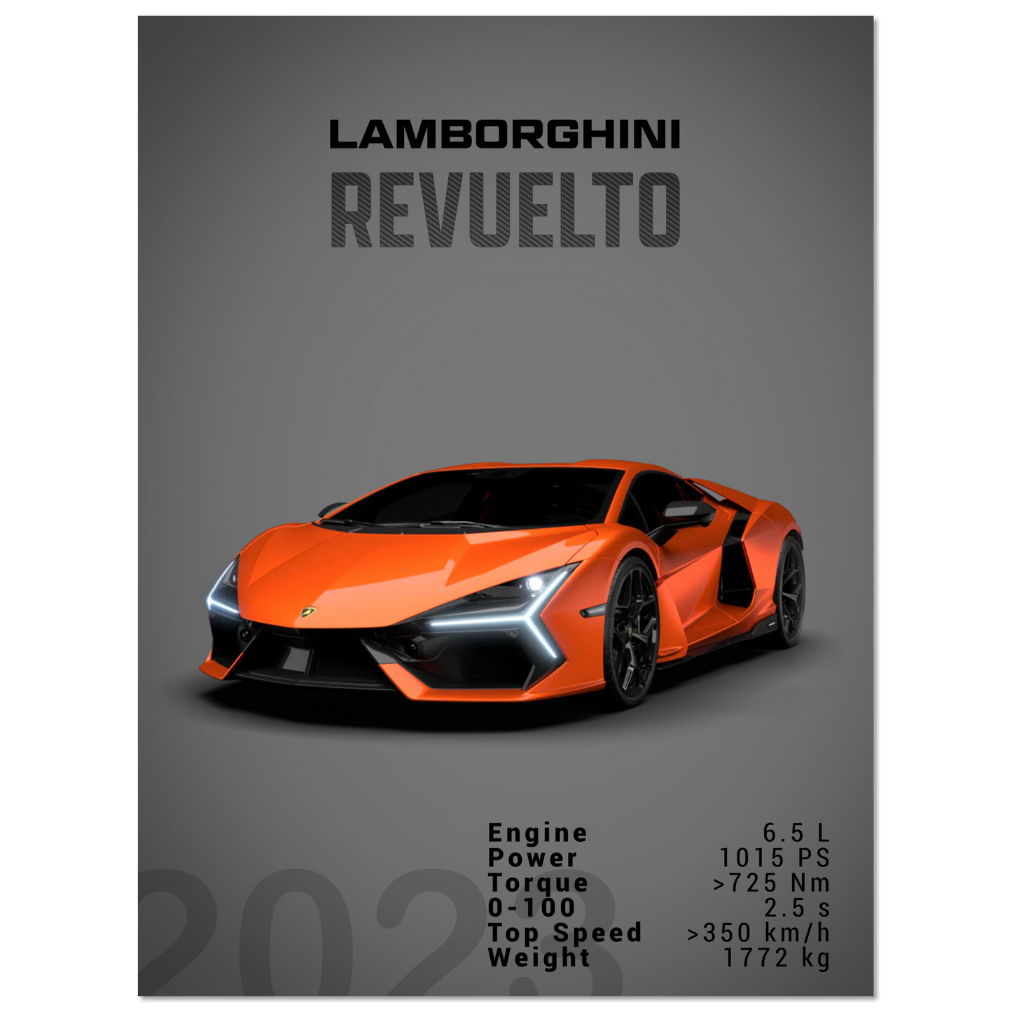 Lamborghini 2023 Revuelto (LAMBO22D)