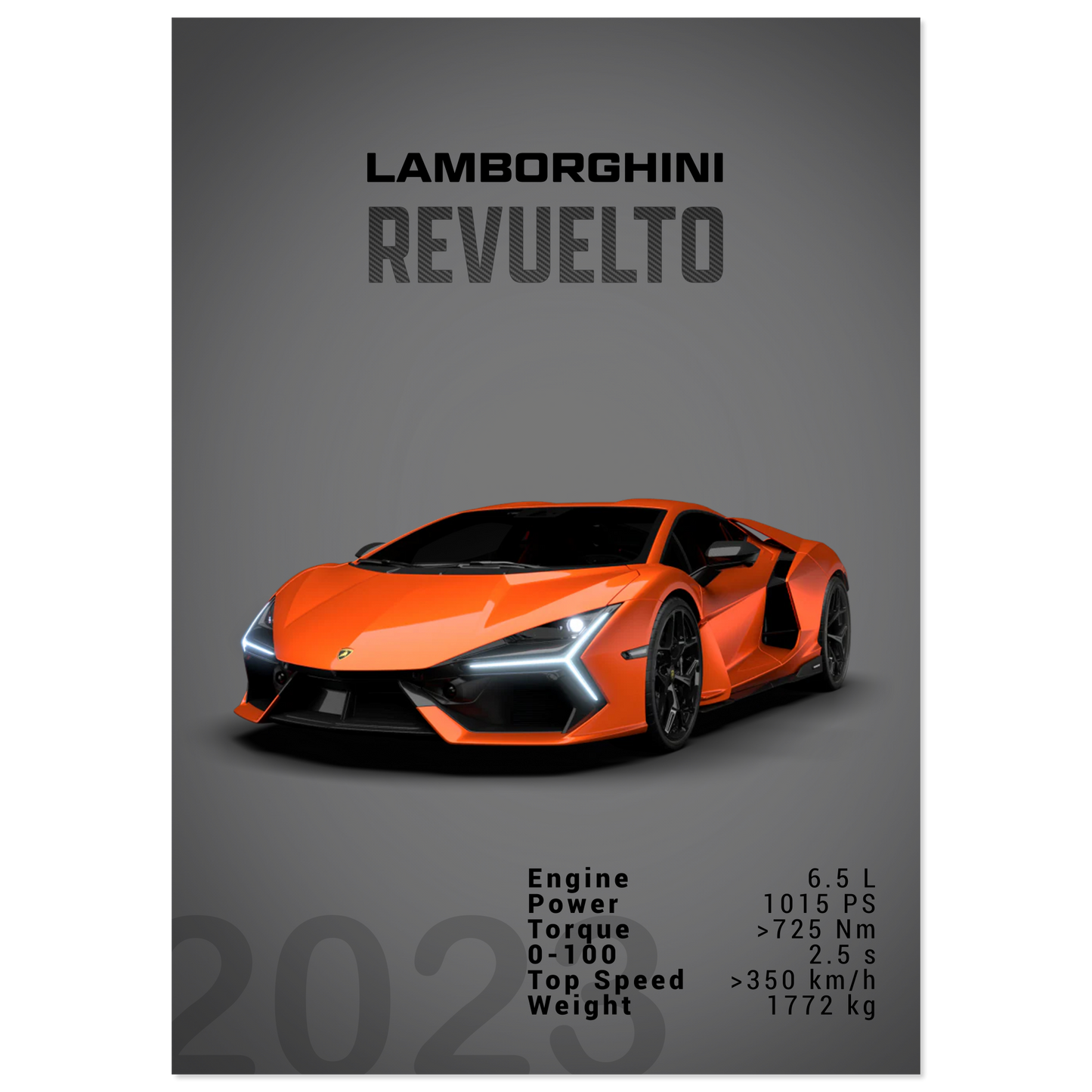 Lamborghini 2023 Revuelto (LAMBO22D)