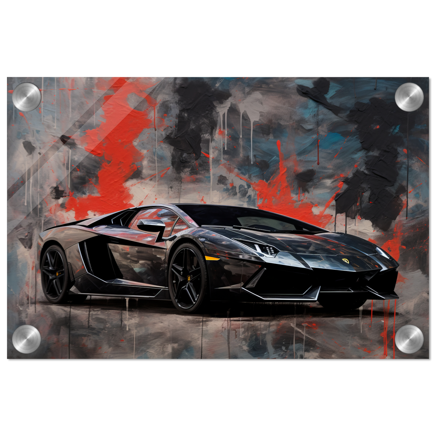 Lamborghini Aventador pop art (LAMBO27)