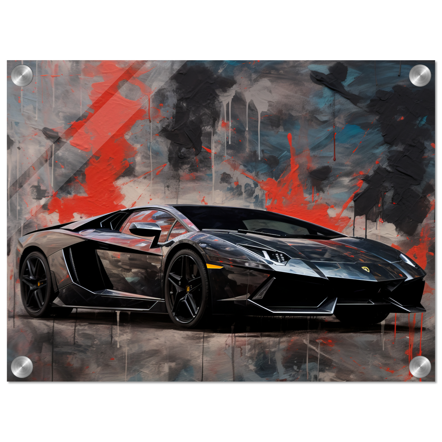 Lamborghini Aventador pop art (LAMBO27)