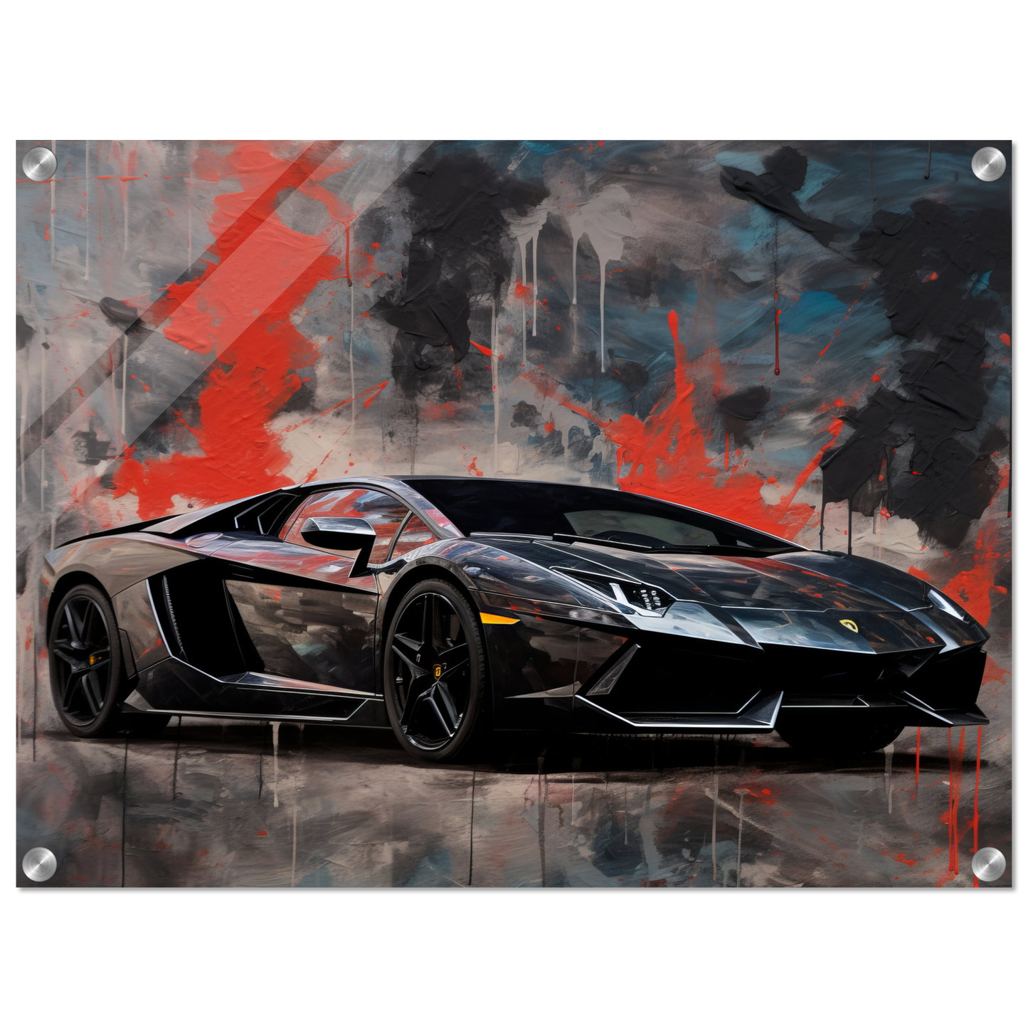 Lamborghini Aventador pop art (LAMBO27)
