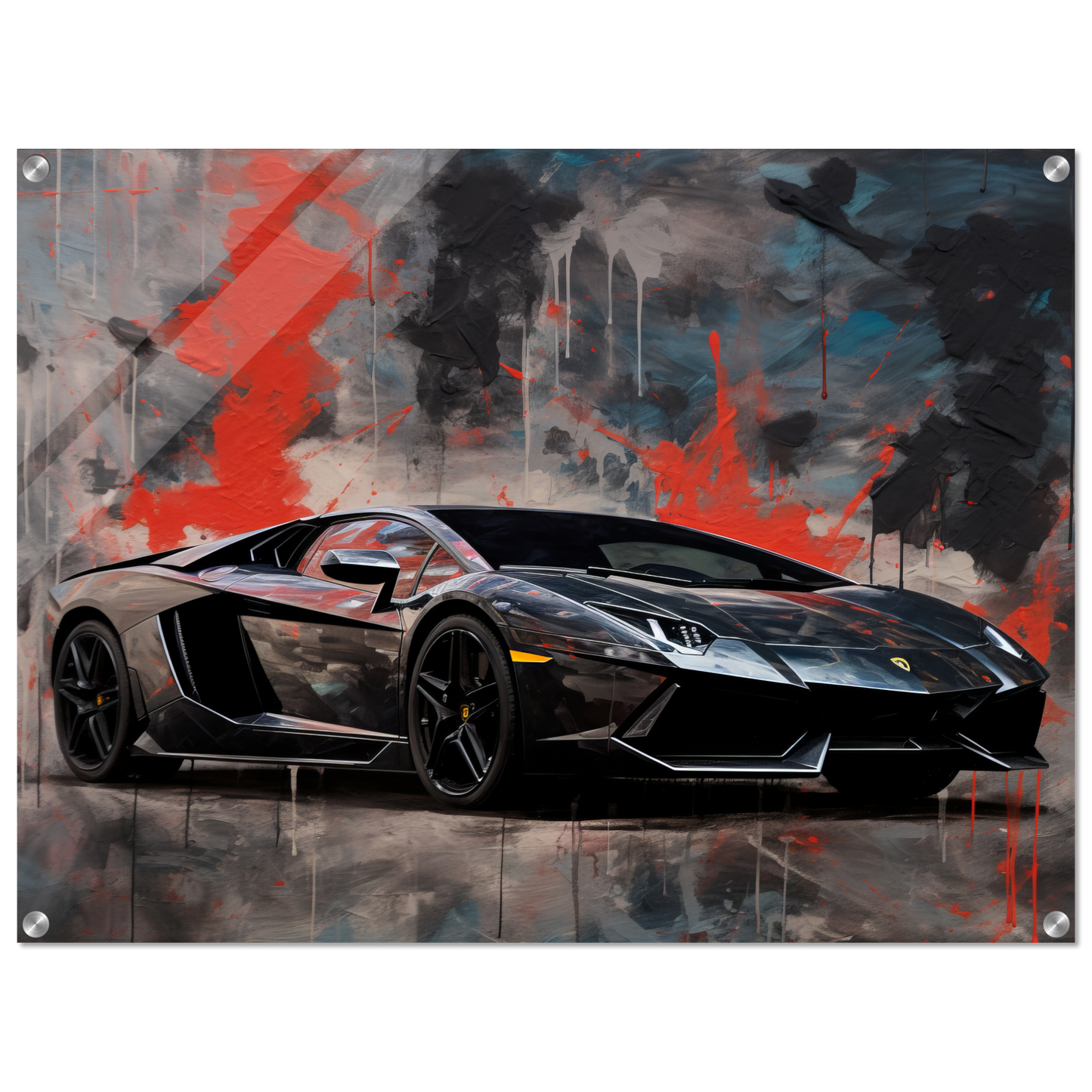 Lamborghini Aventador pop art (LAMBO27)