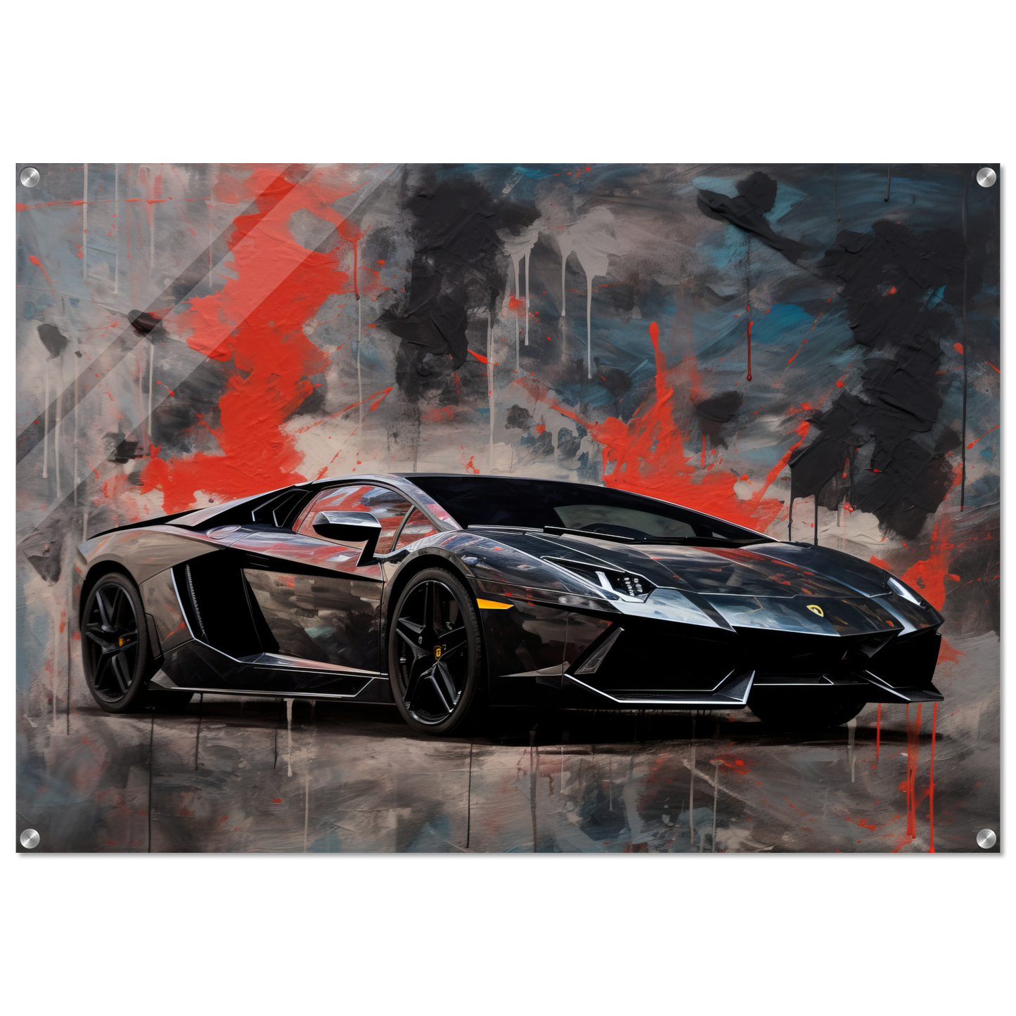 Lamborghini Aventador pop art (LAMBO27)