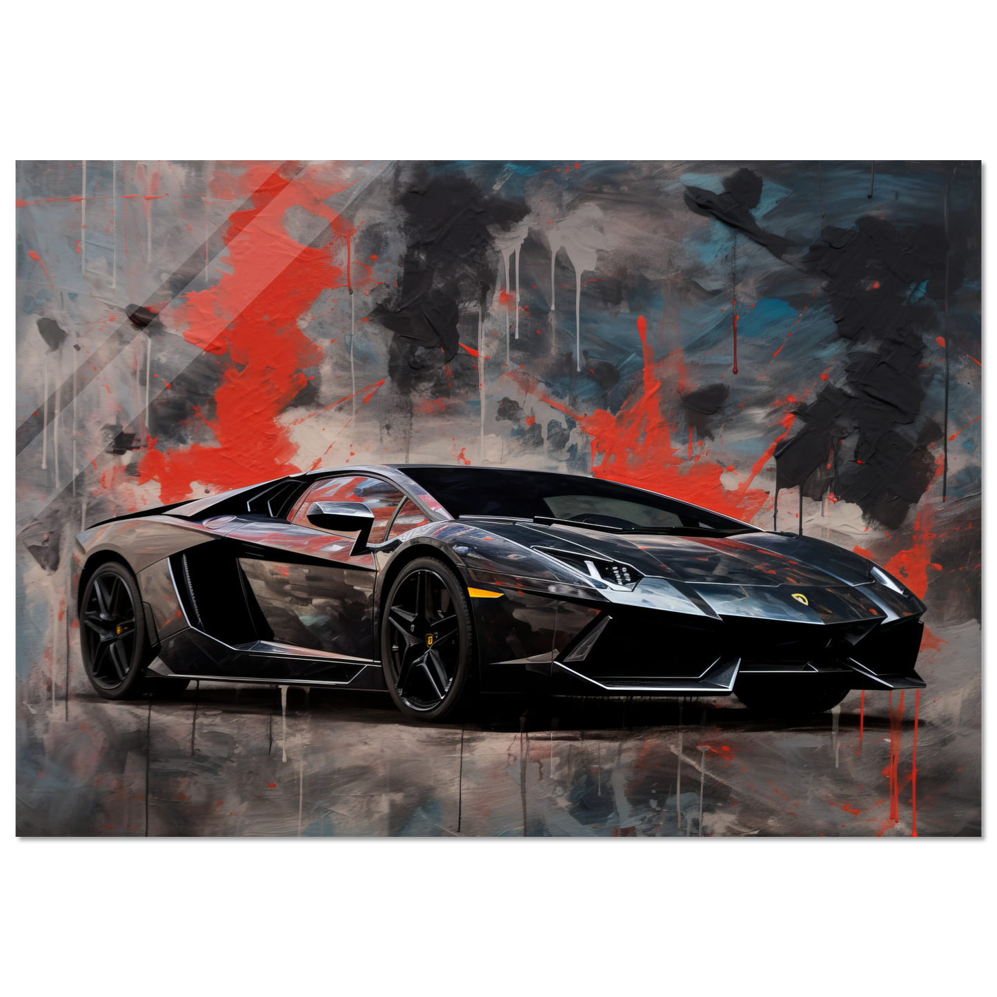 Lamborghini Aventador pop art (LAMBO27)