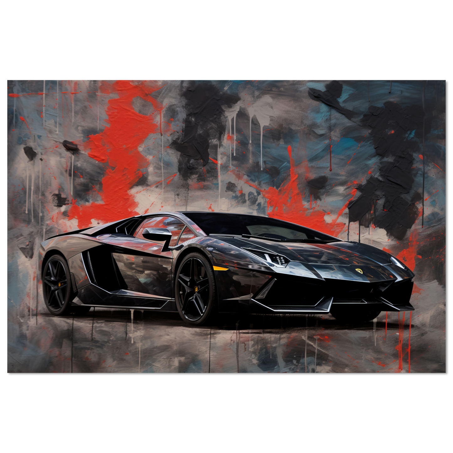 Lamborghini Aventador pop art (LAMBO27)