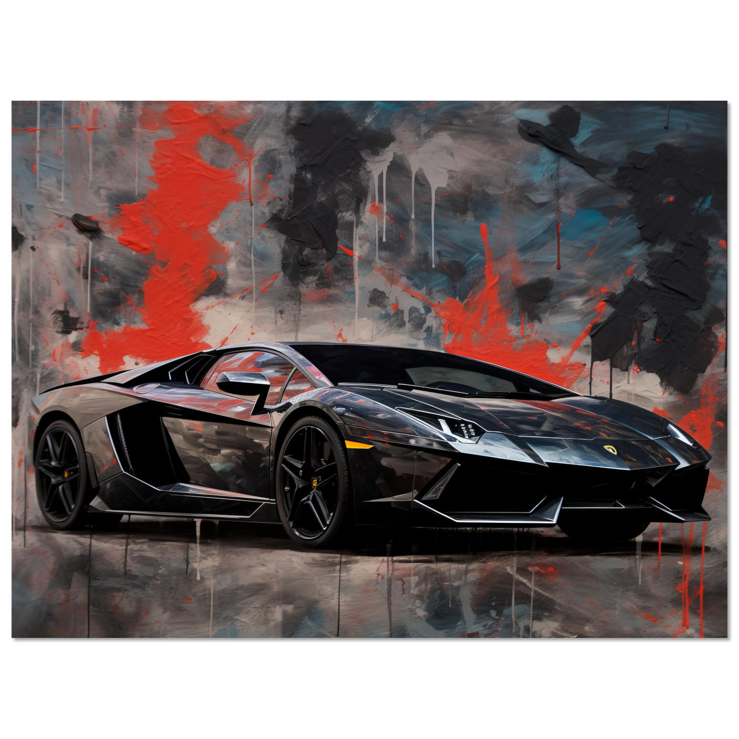 Lamborghini Aventador pop art (LAMBO27)