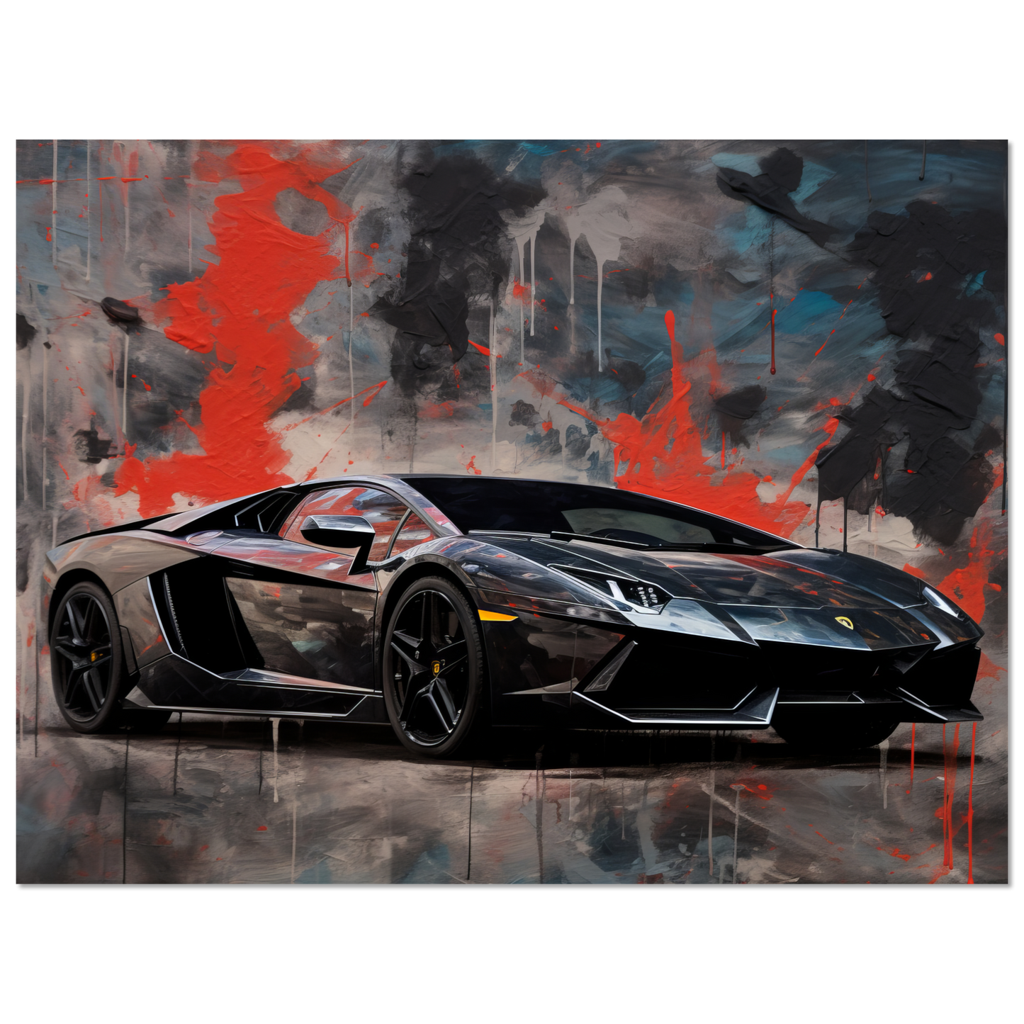Lamborghini Aventador pop art (LAMBO27)
