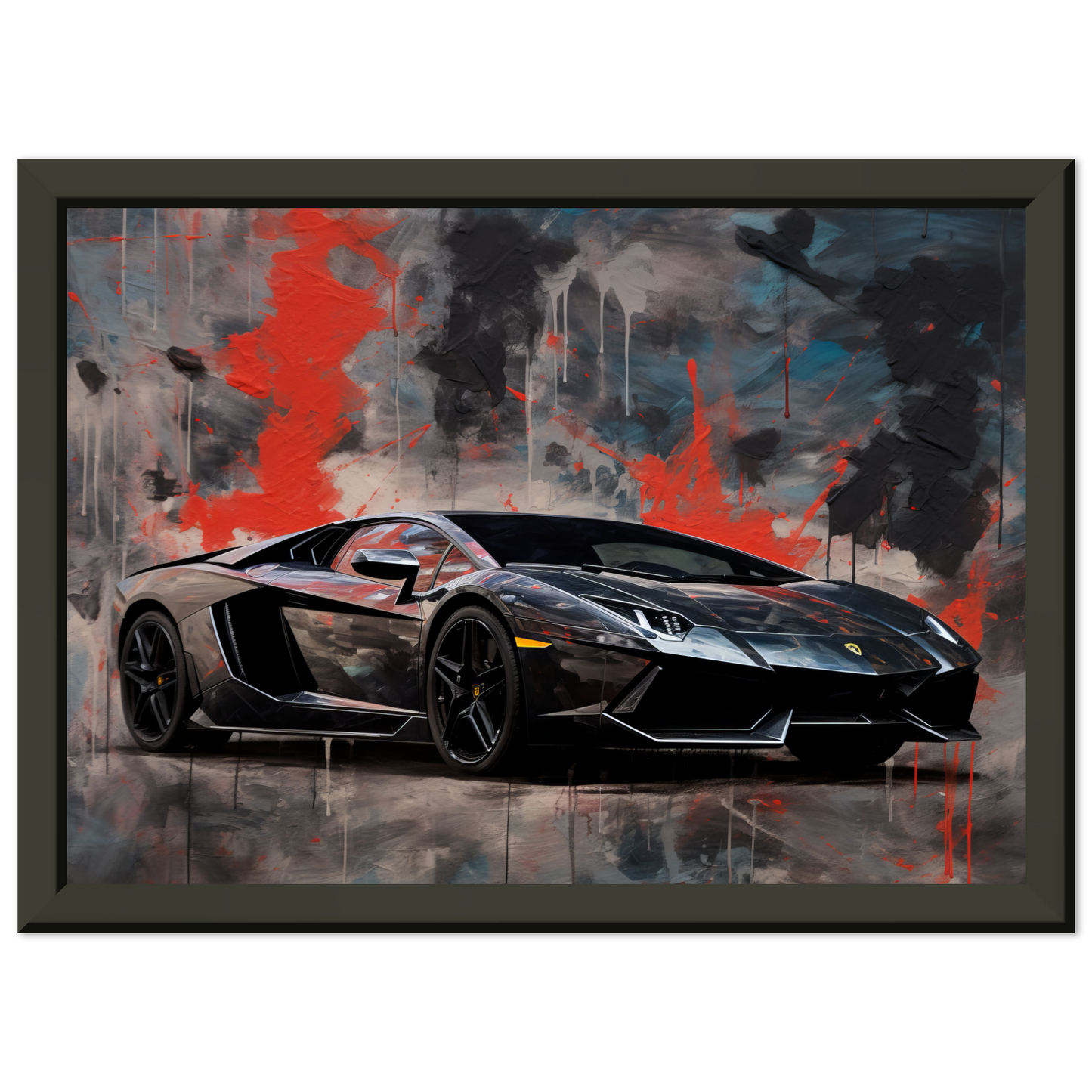 Lamborghini Aventador pop art (LAMBO27)