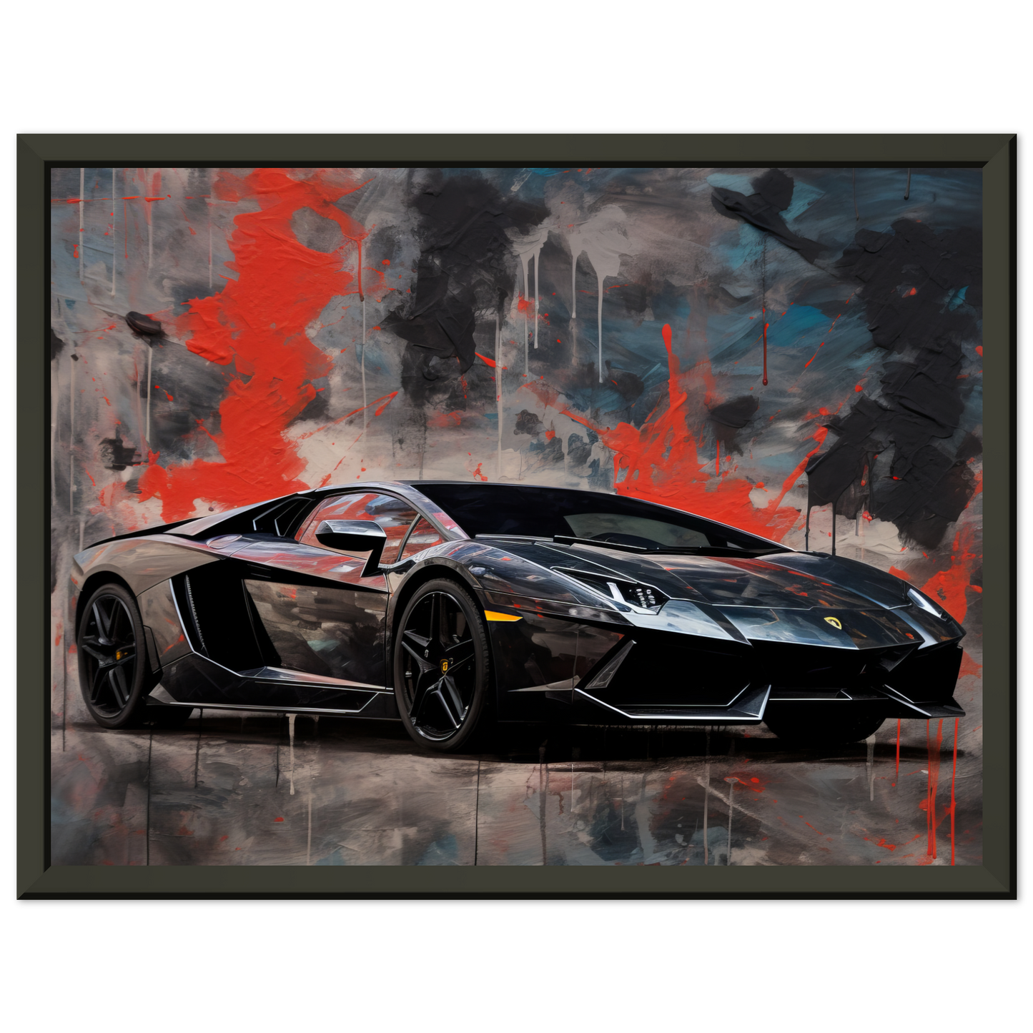 Lamborghini Aventador pop art (LAMBO27)