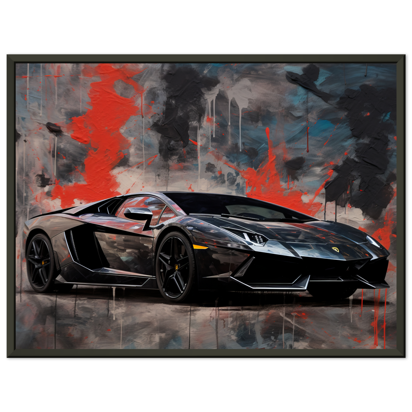 Lamborghini Aventador pop art (LAMBO27)