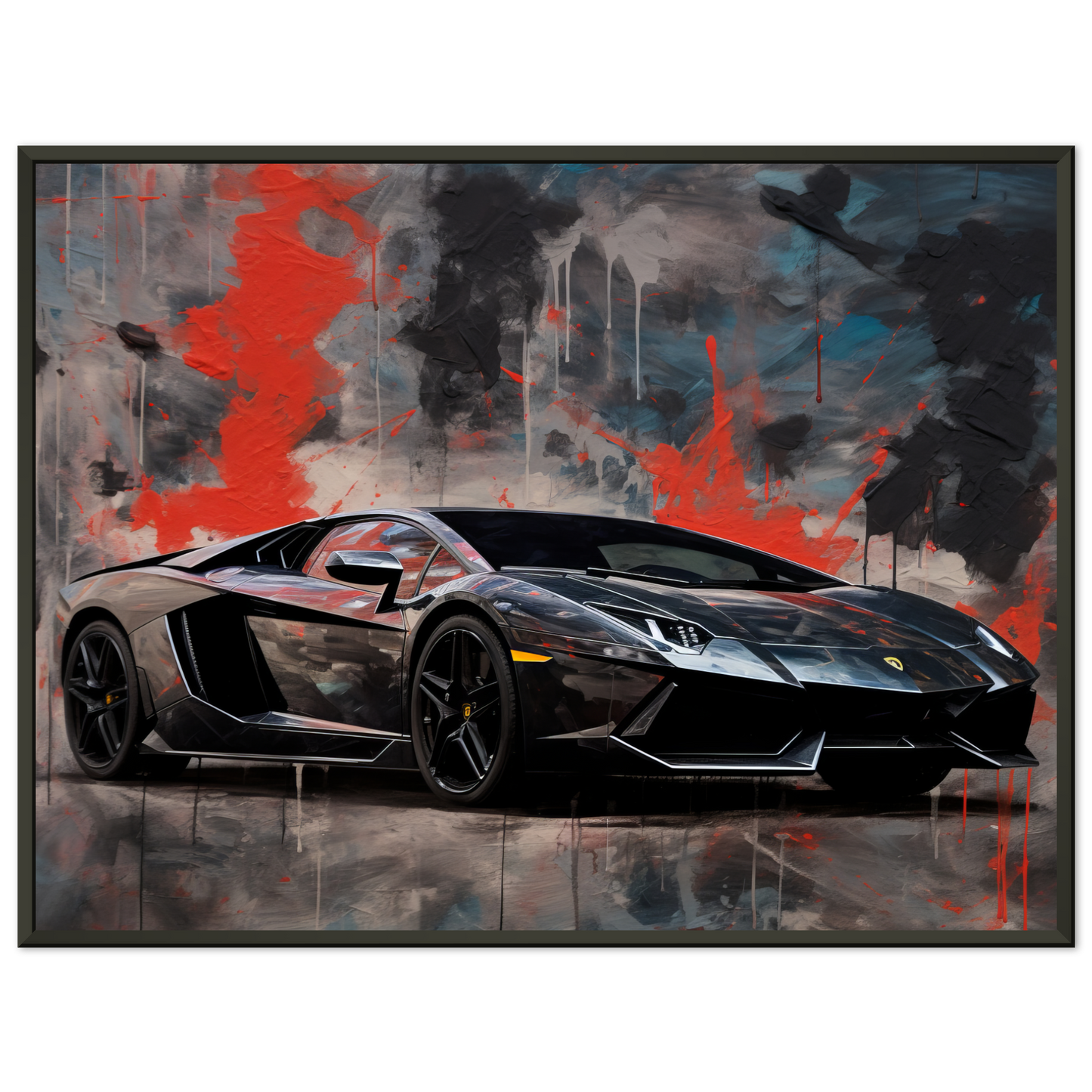 Lamborghini Aventador pop art (LAMBO27)