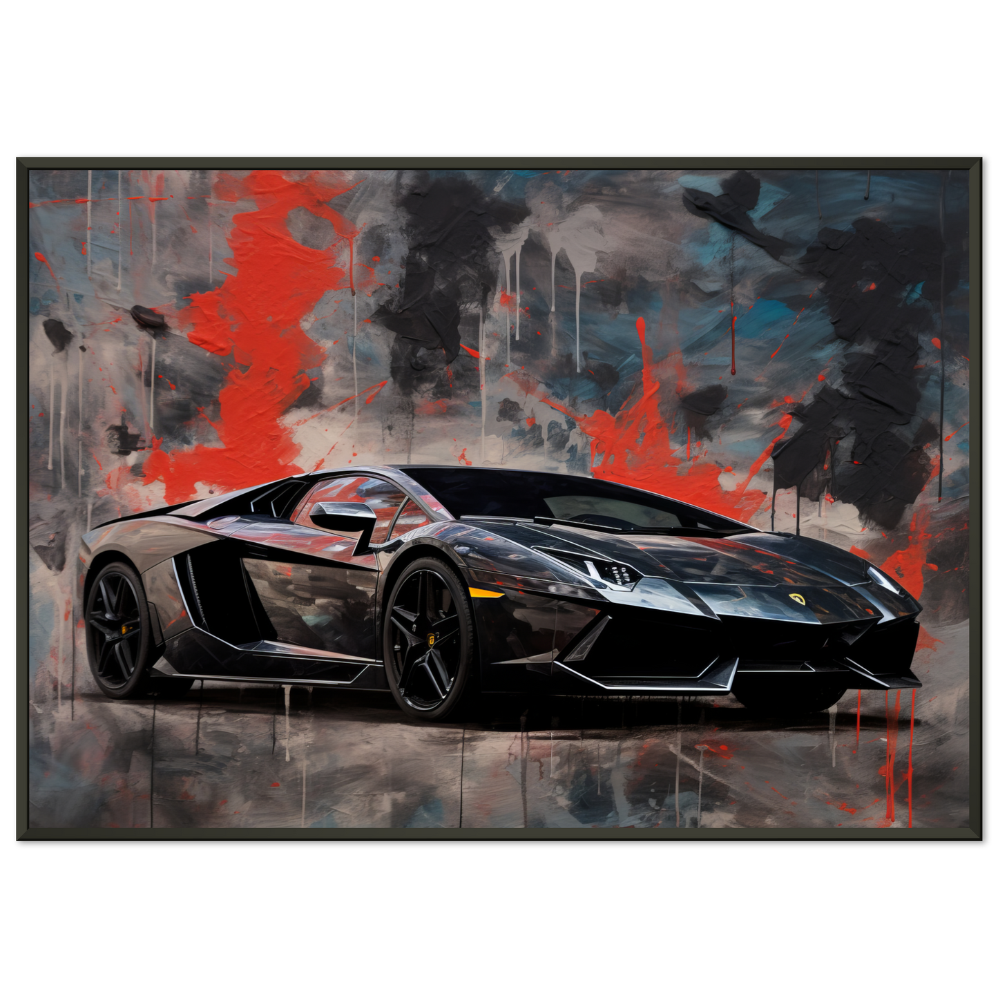 Lamborghini Aventador pop art (LAMBO27)
