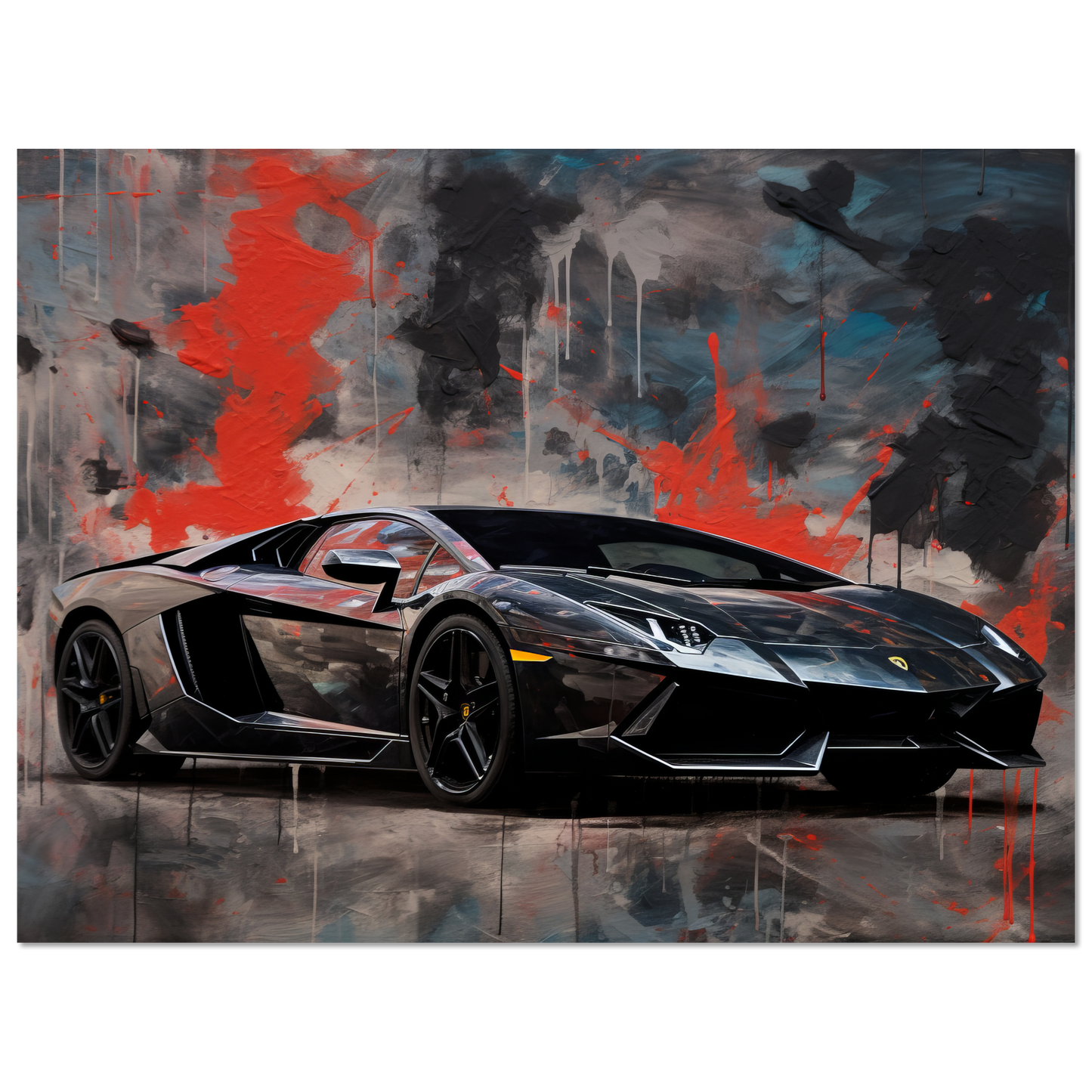 Lamborghini Aventador pop art (LAMBO27)