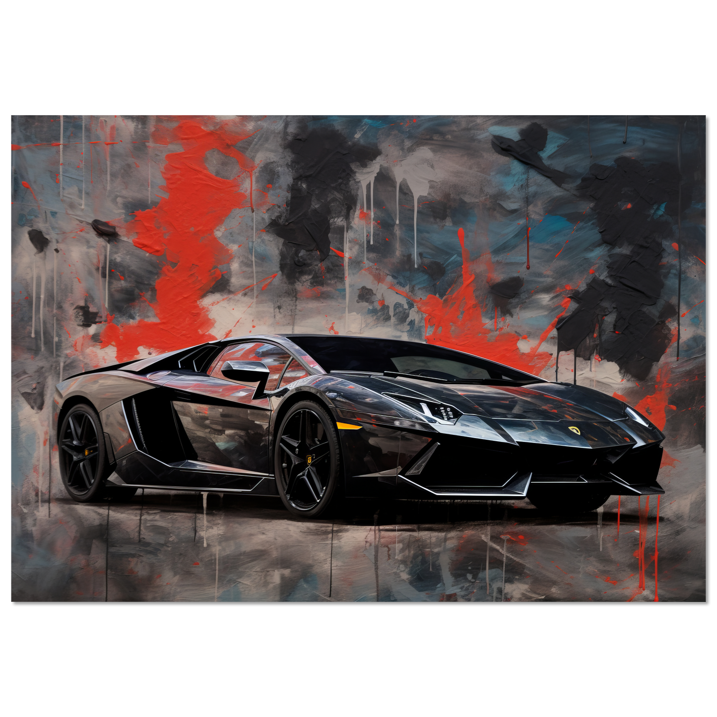 Lamborghini Aventador pop art (LAMBO27)