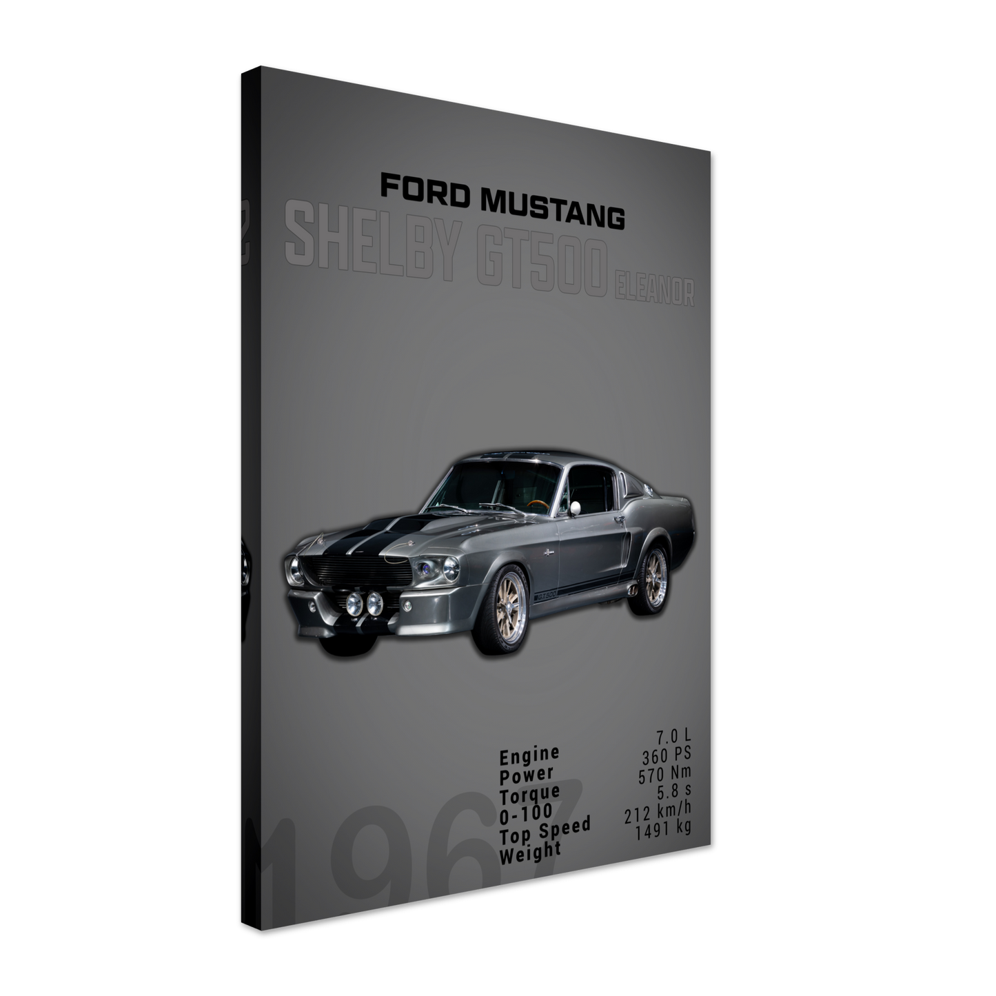 Ford Mustang 1967 Shelby GT500 Eleanor (MUSTANG01D)