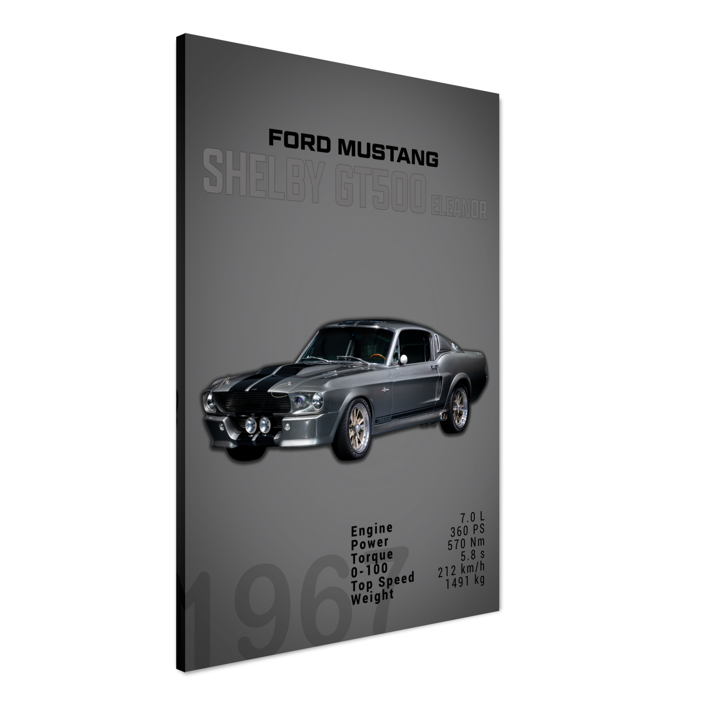 Ford Mustang 1967 Shelby GT500 Eleanor (MUSTANG01D)