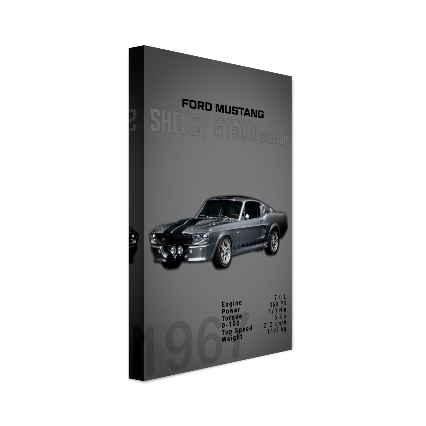 Ford Mustang 1967 Shelby GT500 Eleanor (MUSTANG01D)