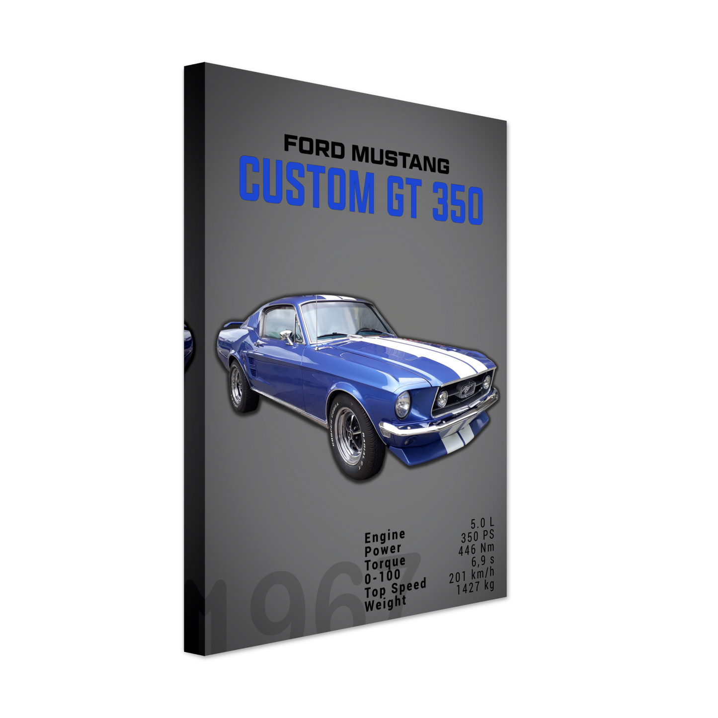 Ford Mustang 1967 Custom GT350 (MUSTANG02D)