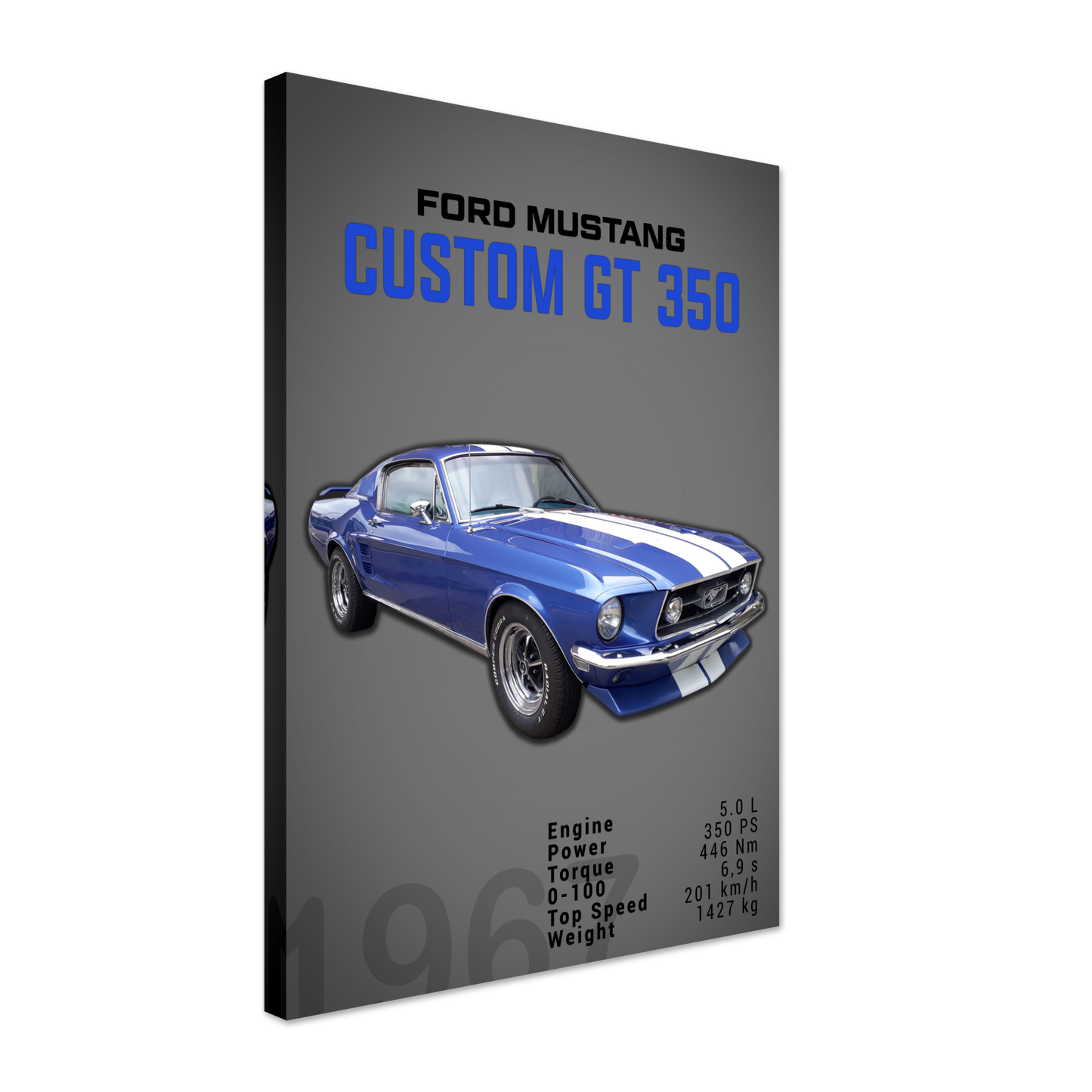 Ford Mustang 1967 Custom GT350 (MUSTANG02D)