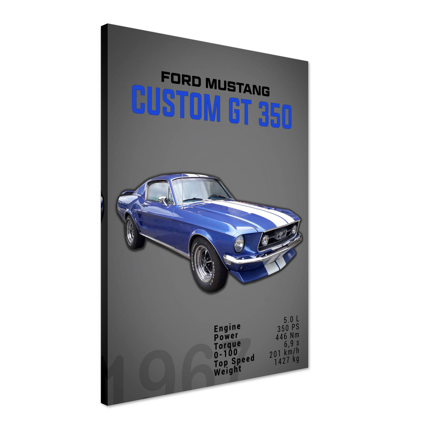 Ford Mustang 1967 Custom GT350 (MUSTANG02D)