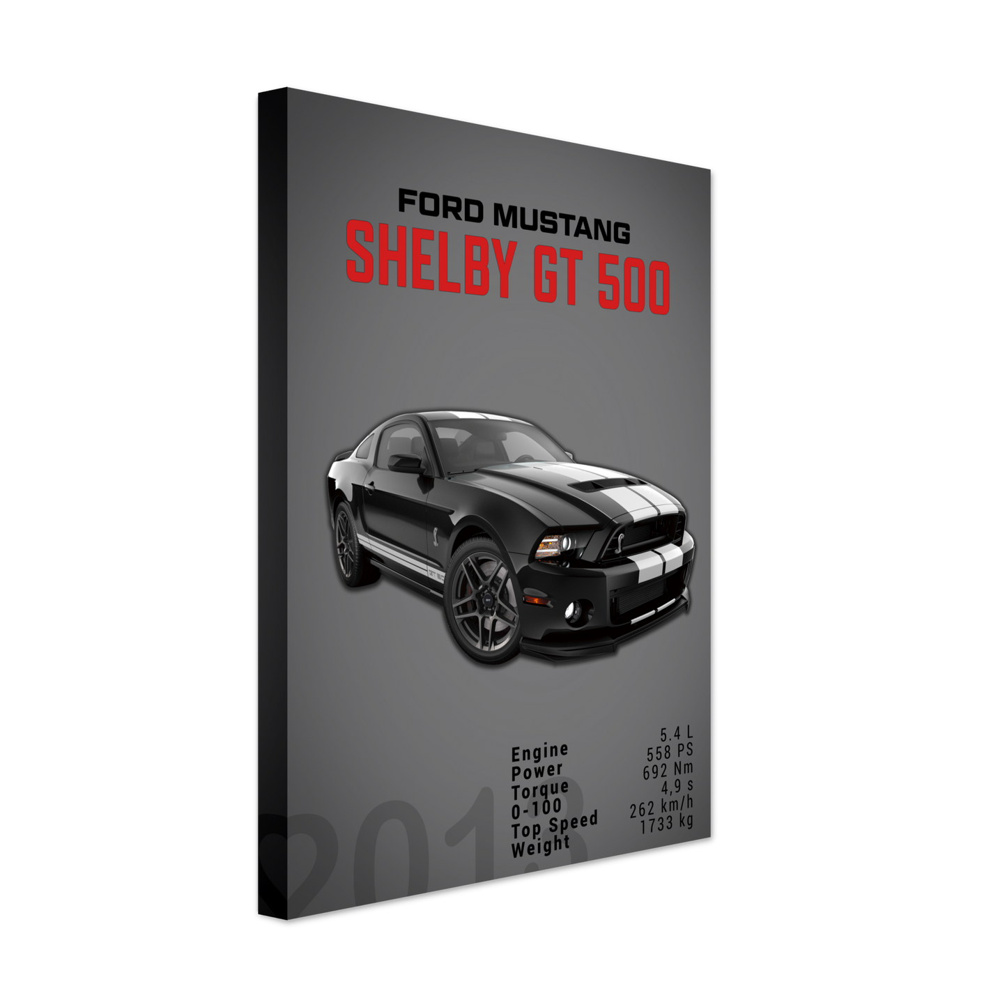 Ford Mustang 2013 Shelby GT500 S197 (MUSTANG03D)