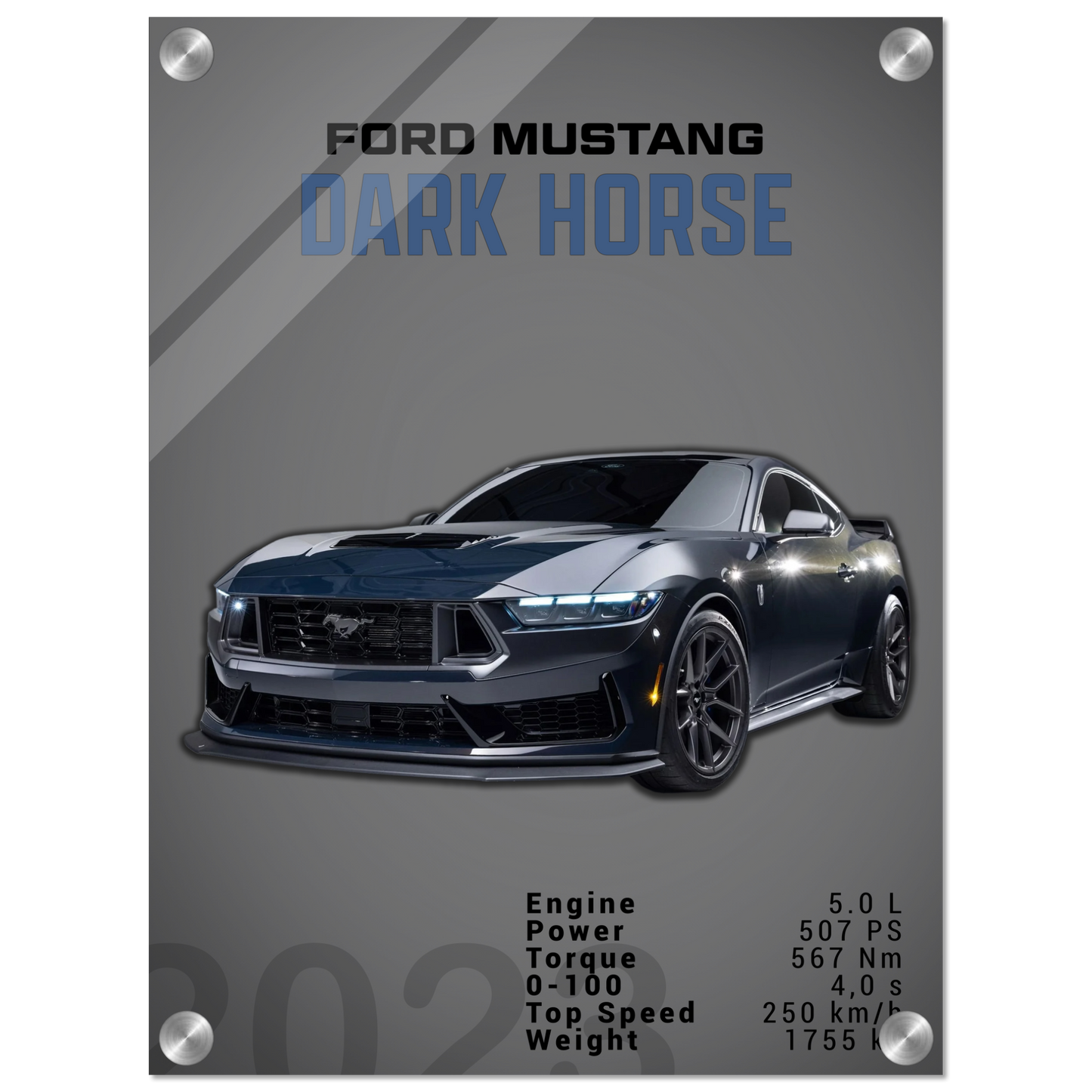 Ford Mustang 2023 S650 Dark Horse (MUSTANG06D)