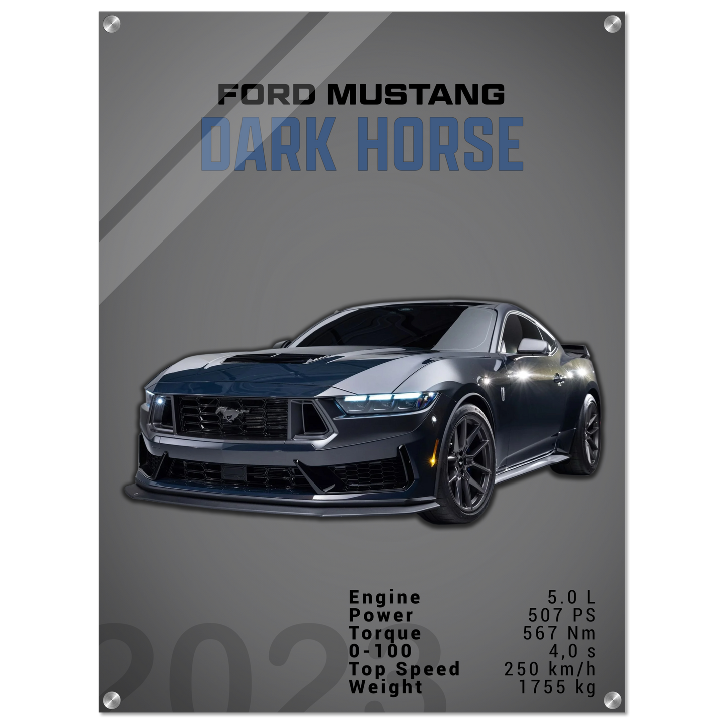 Ford Mustang 2023 S650 Dark Horse (MUSTANG06D)