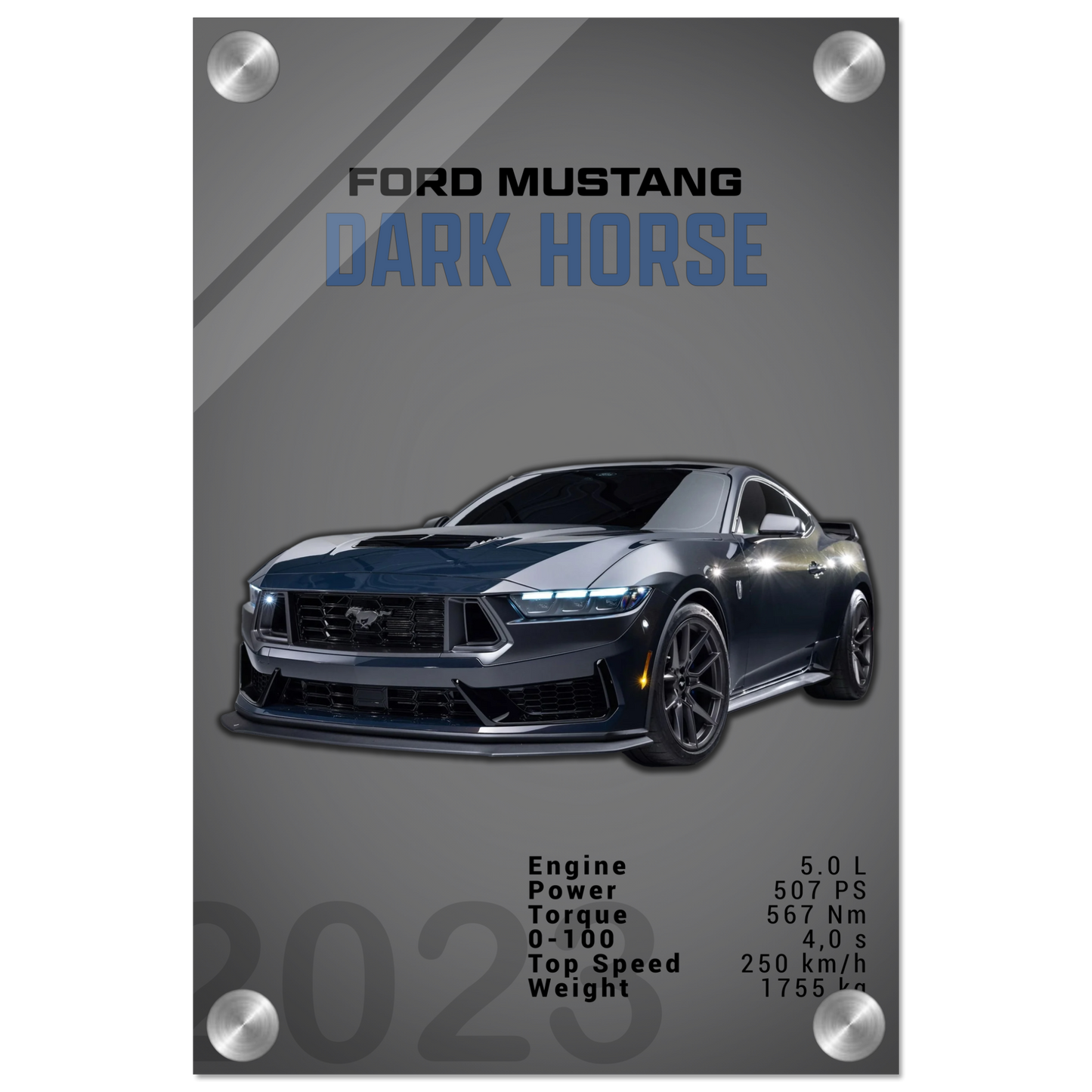 Ford Mustang 2023 S650 Dark Horse (MUSTANG06D)