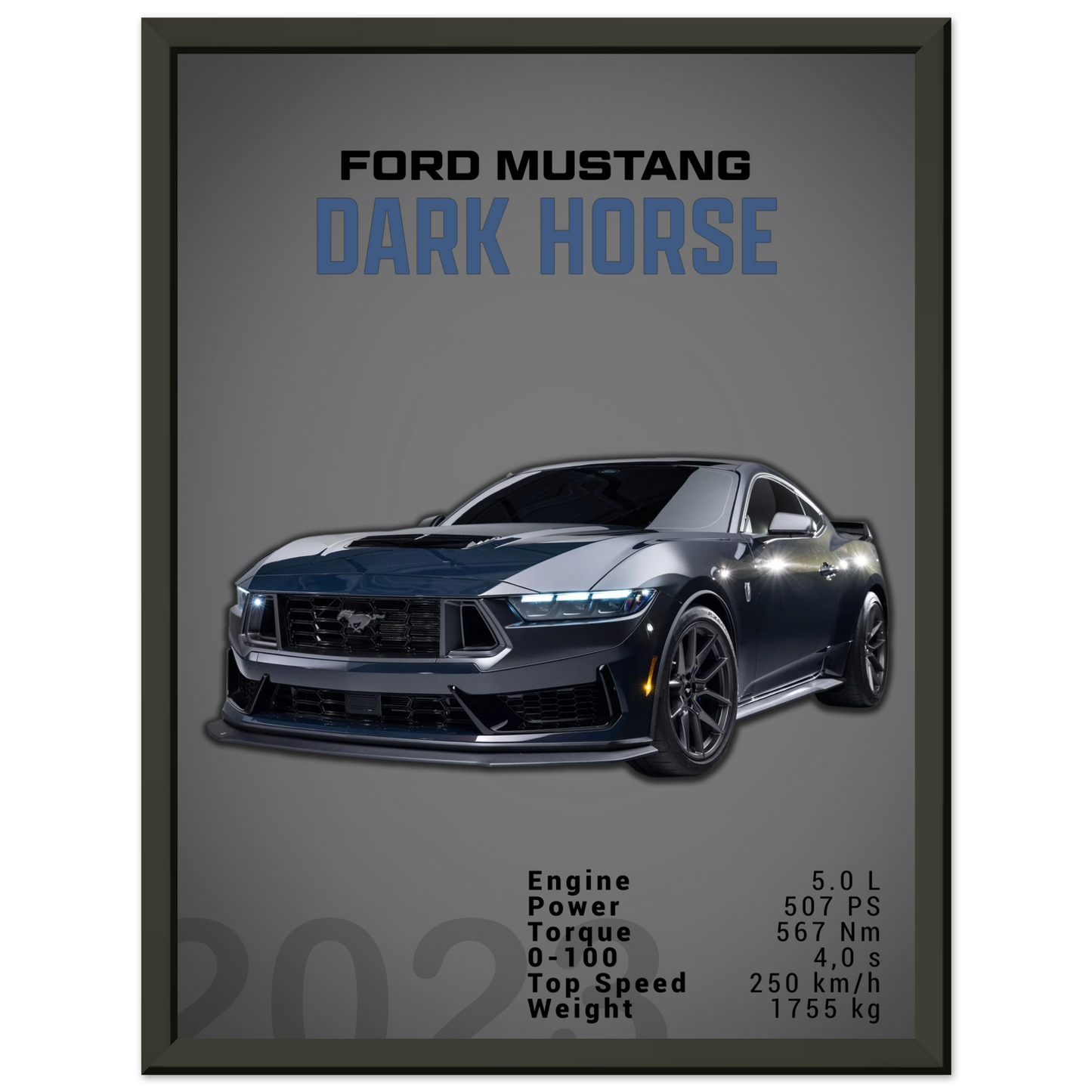 Ford Mustang 2023 S650 Dark Horse (MUSTANG06D)