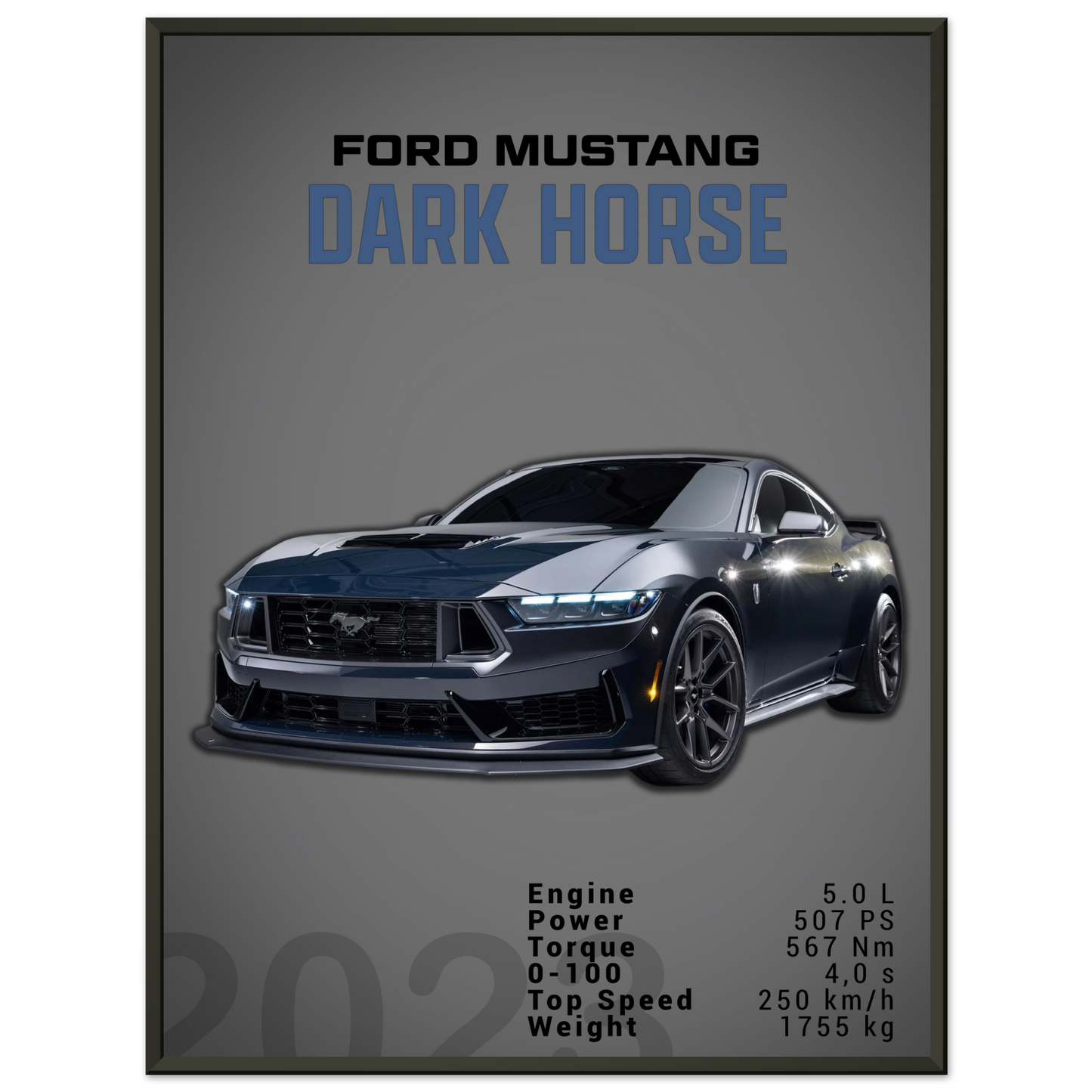 Ford Mustang 2023 S650 Dark Horse (MUSTANG06D)