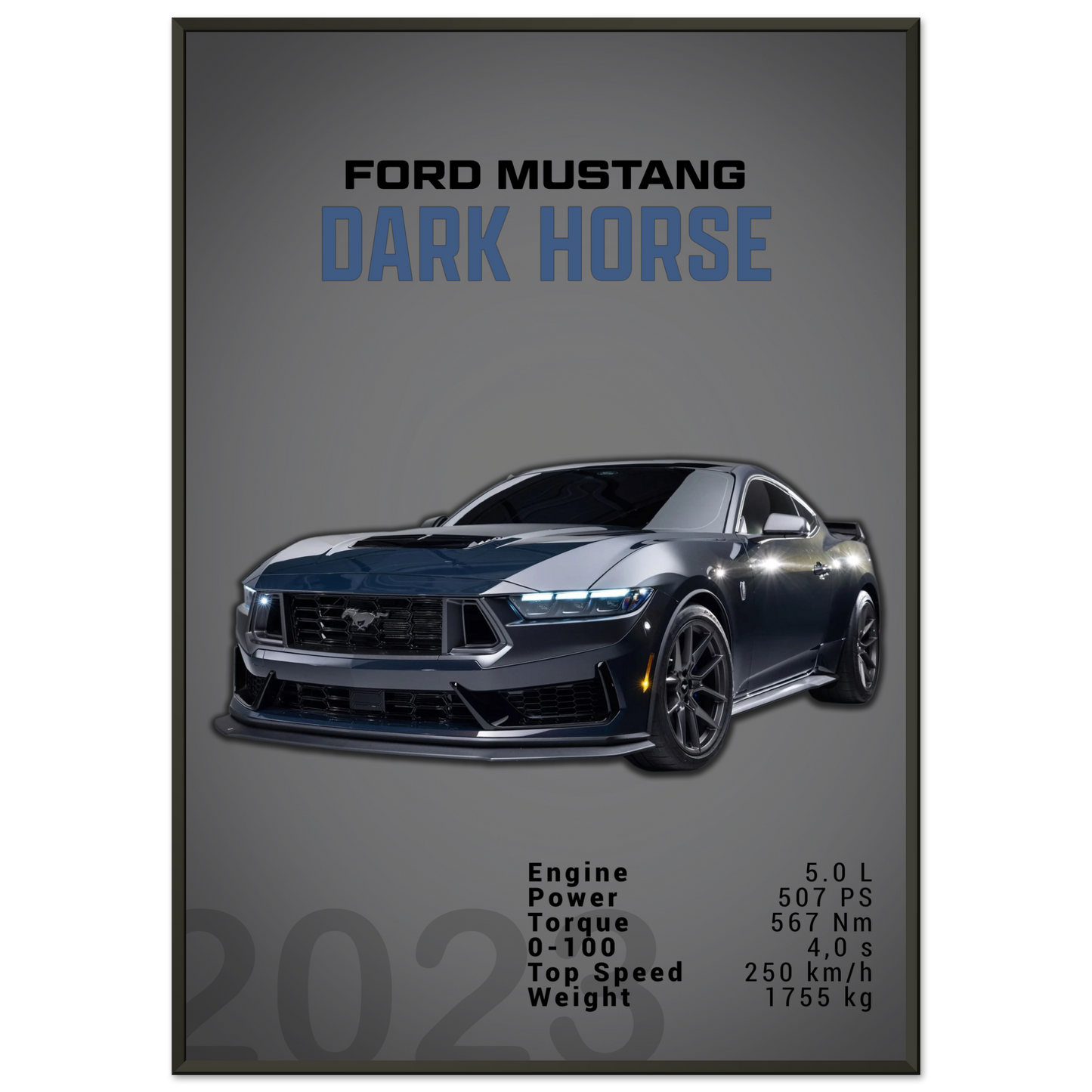 Ford Mustang 2023 S650 Dark Horse (MUSTANG06D)