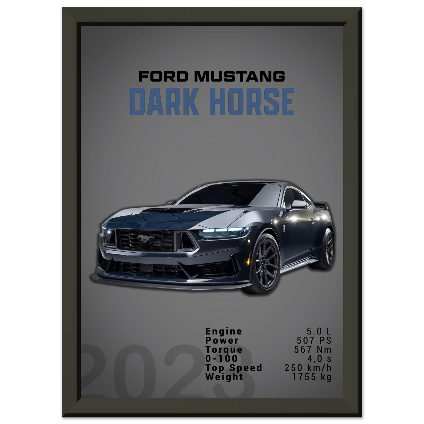 Ford Mustang 2023 S650 Dark Horse (MUSTANG06D)