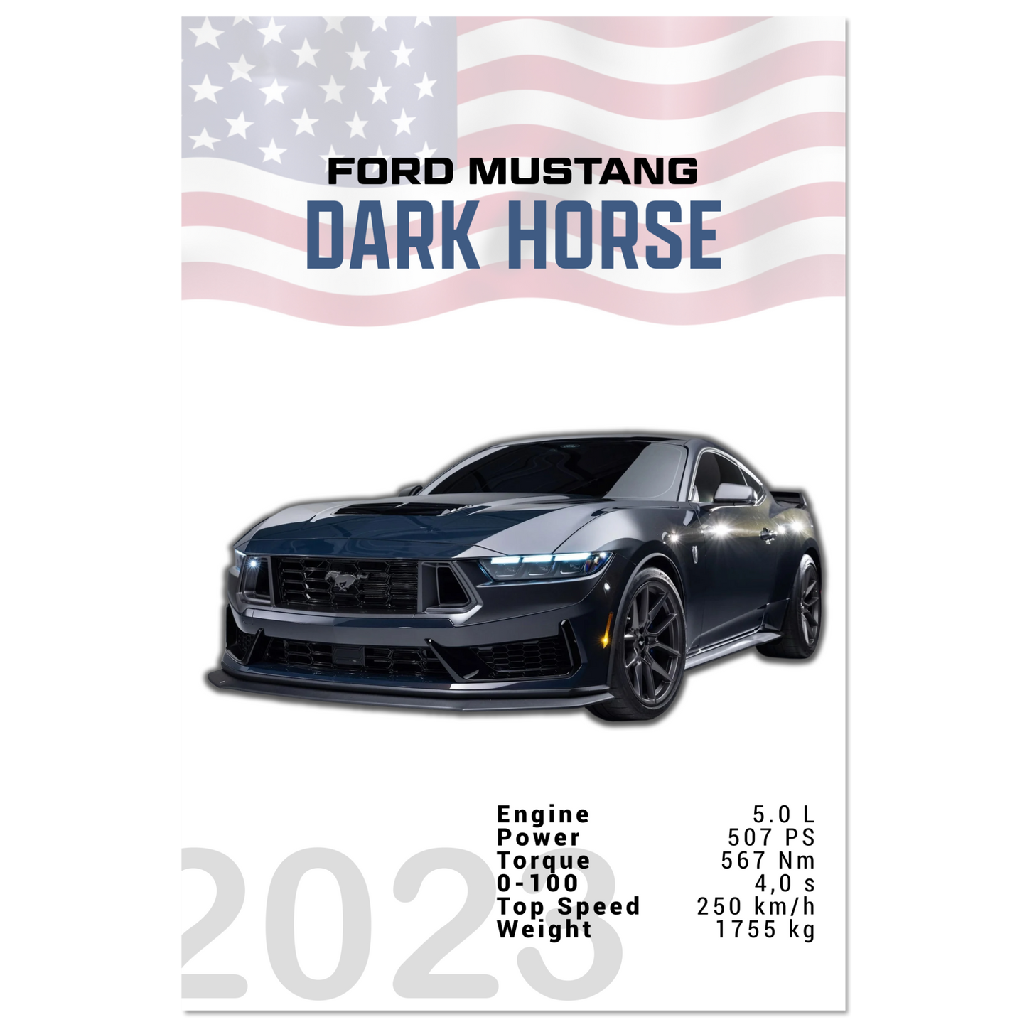 Ford Mustang 2023 Dark Horse S650 (MUSTANG06)