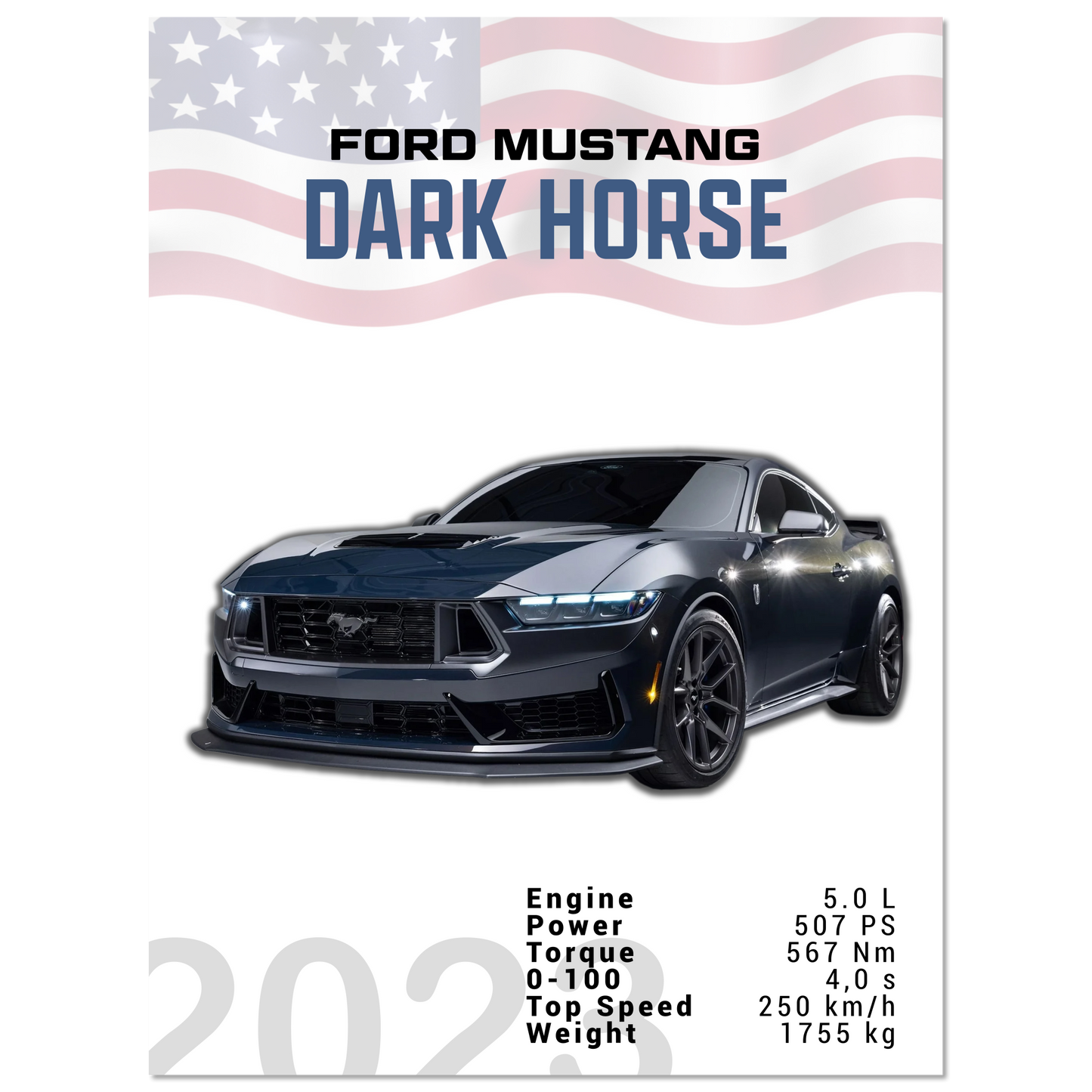 Ford Mustang 2023 Dark Horse S650 (MUSTANG06)
