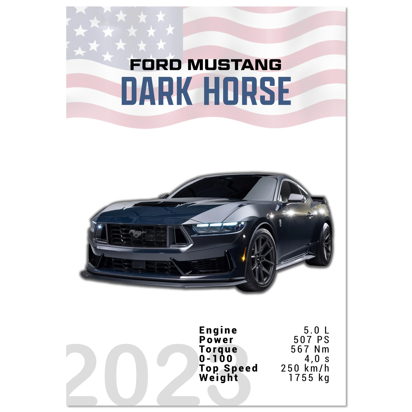 Ford Mustang 2023 Dark Horse S650 (MUSTANG06)