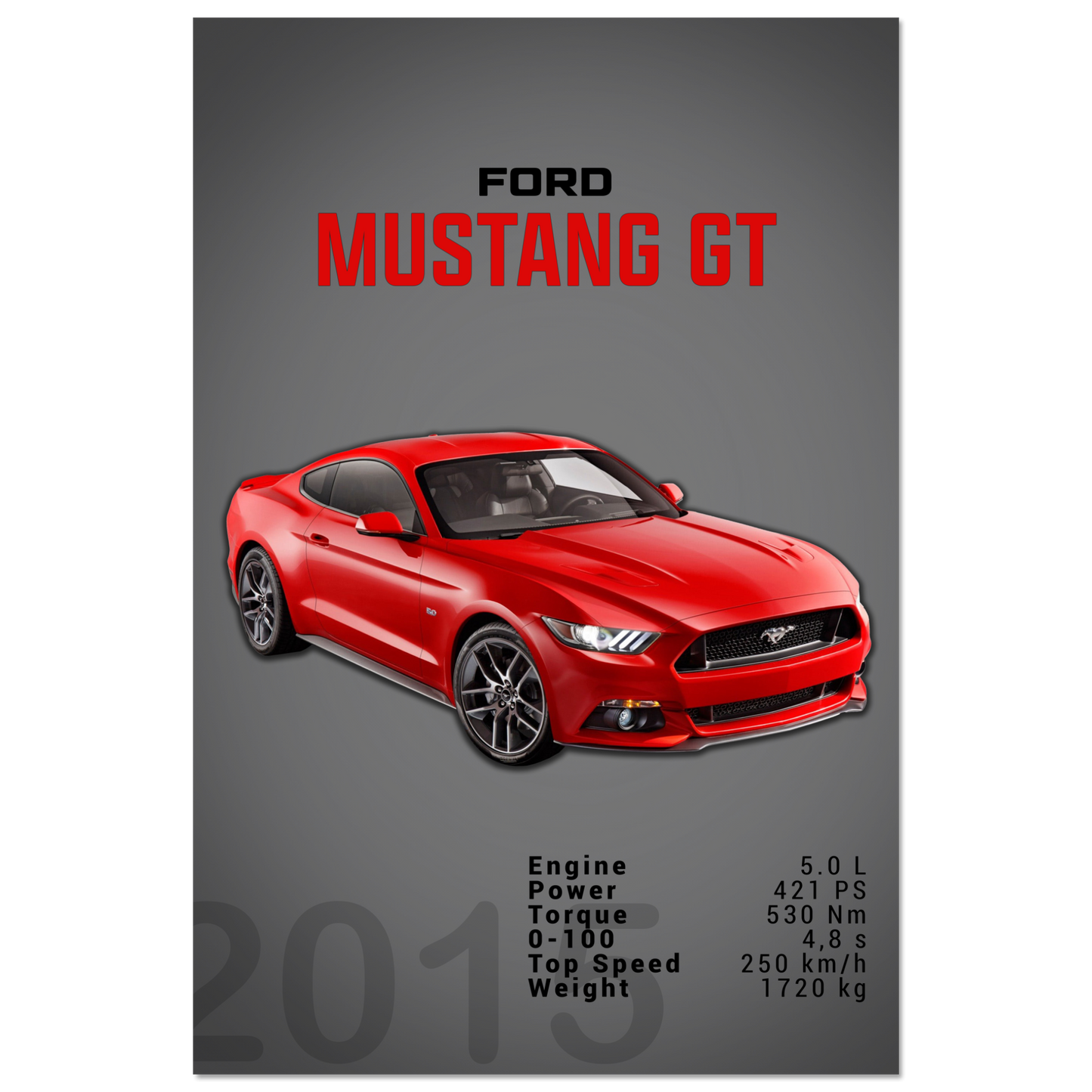Ford Mustang 2015 GT S550 (MUSTANG07D)