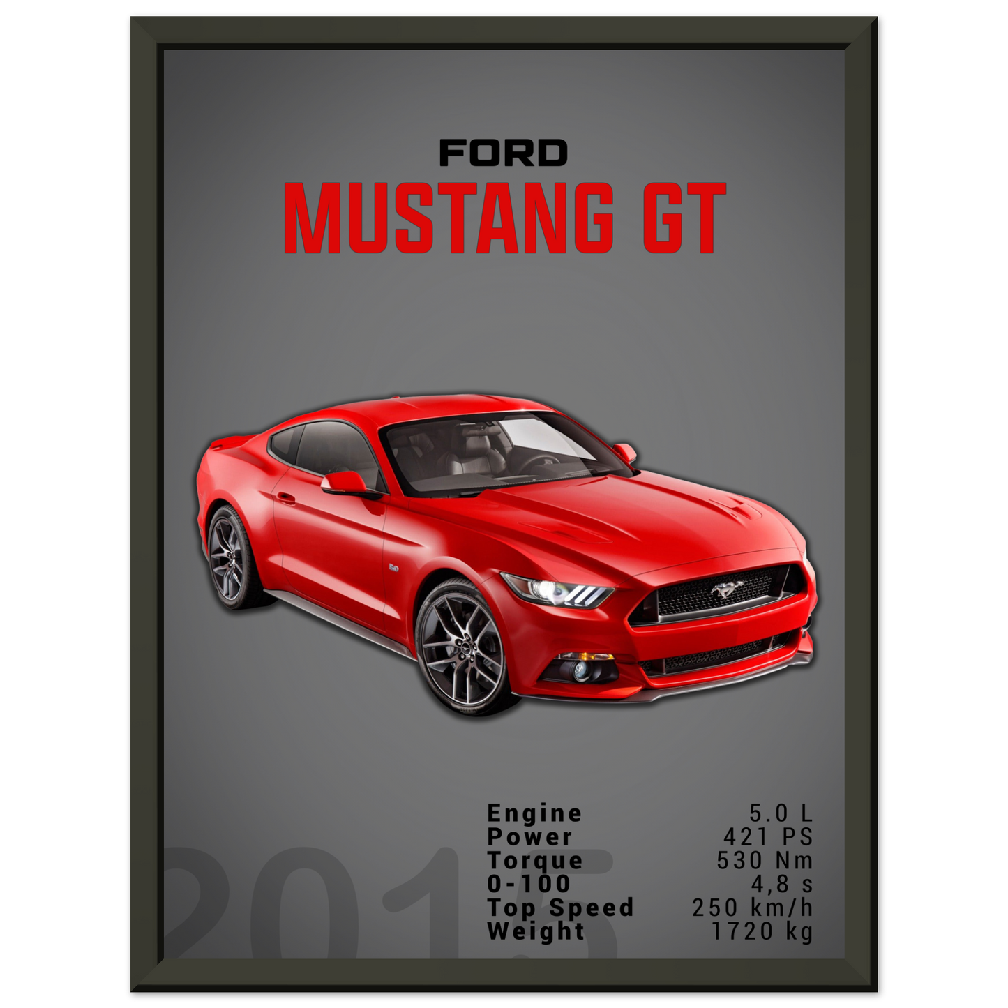 Ford Mustang 2015 GT S550 (MUSTANG07D)