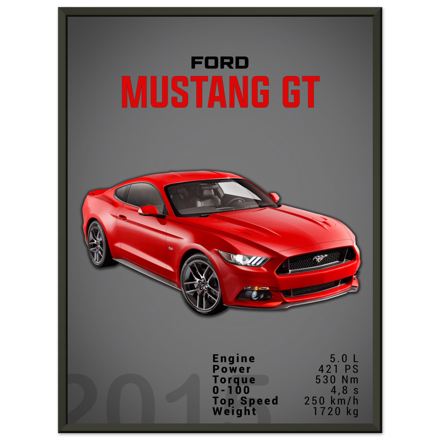 Ford Mustang 2015 GT S550 (MUSTANG07D)
