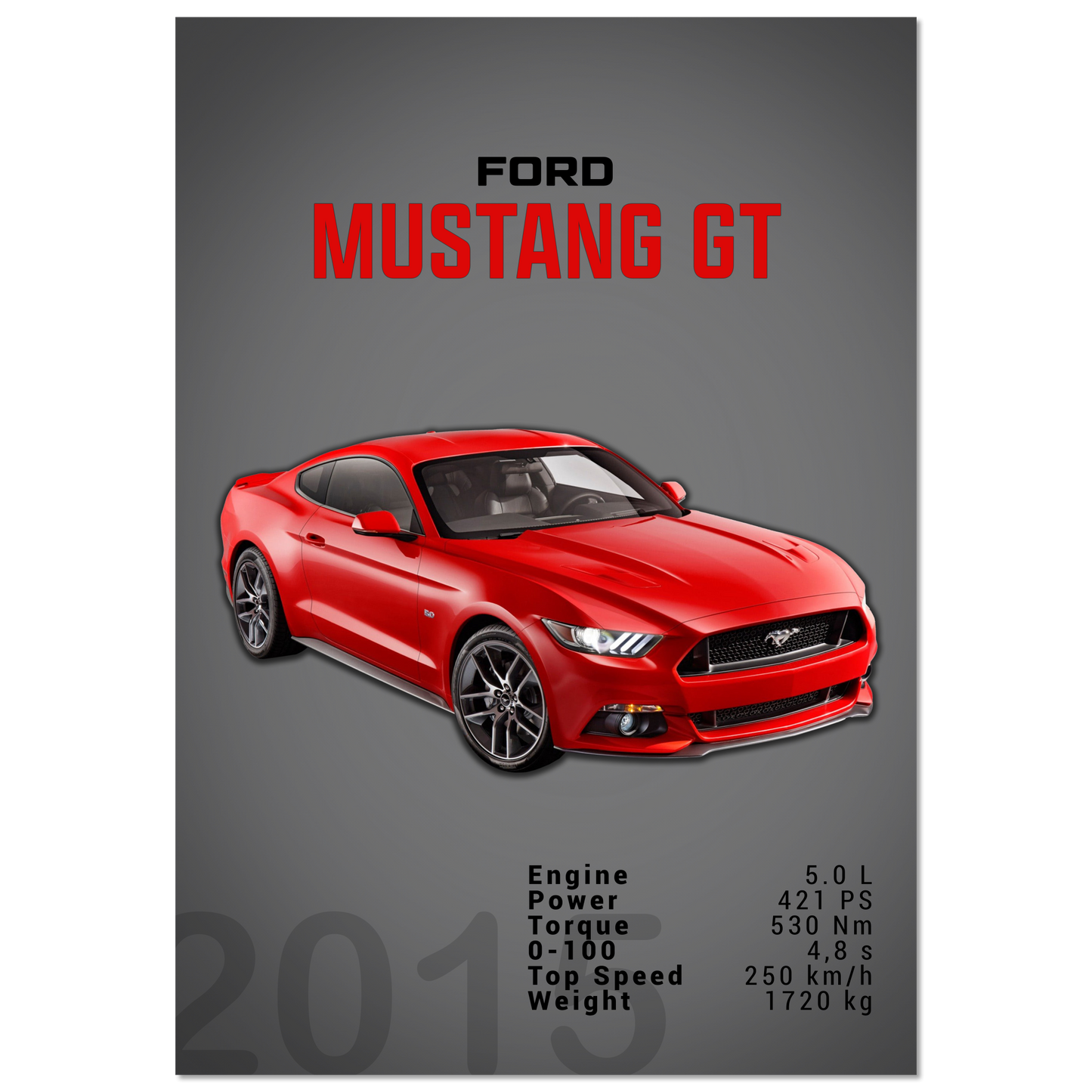 Ford Mustang 2015 GT S550 (MUSTANG07D)