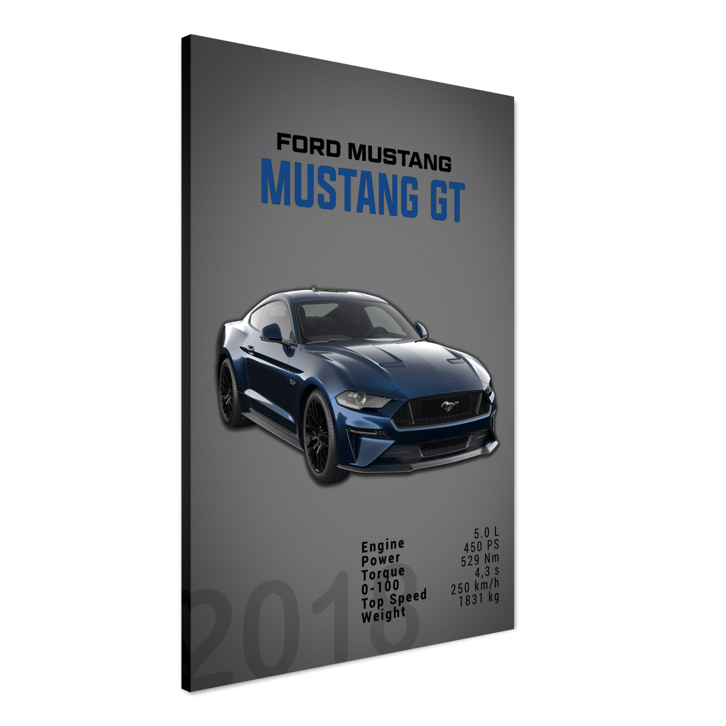 Ford Mustang 2018 GT S550 (MUSTANG08D)