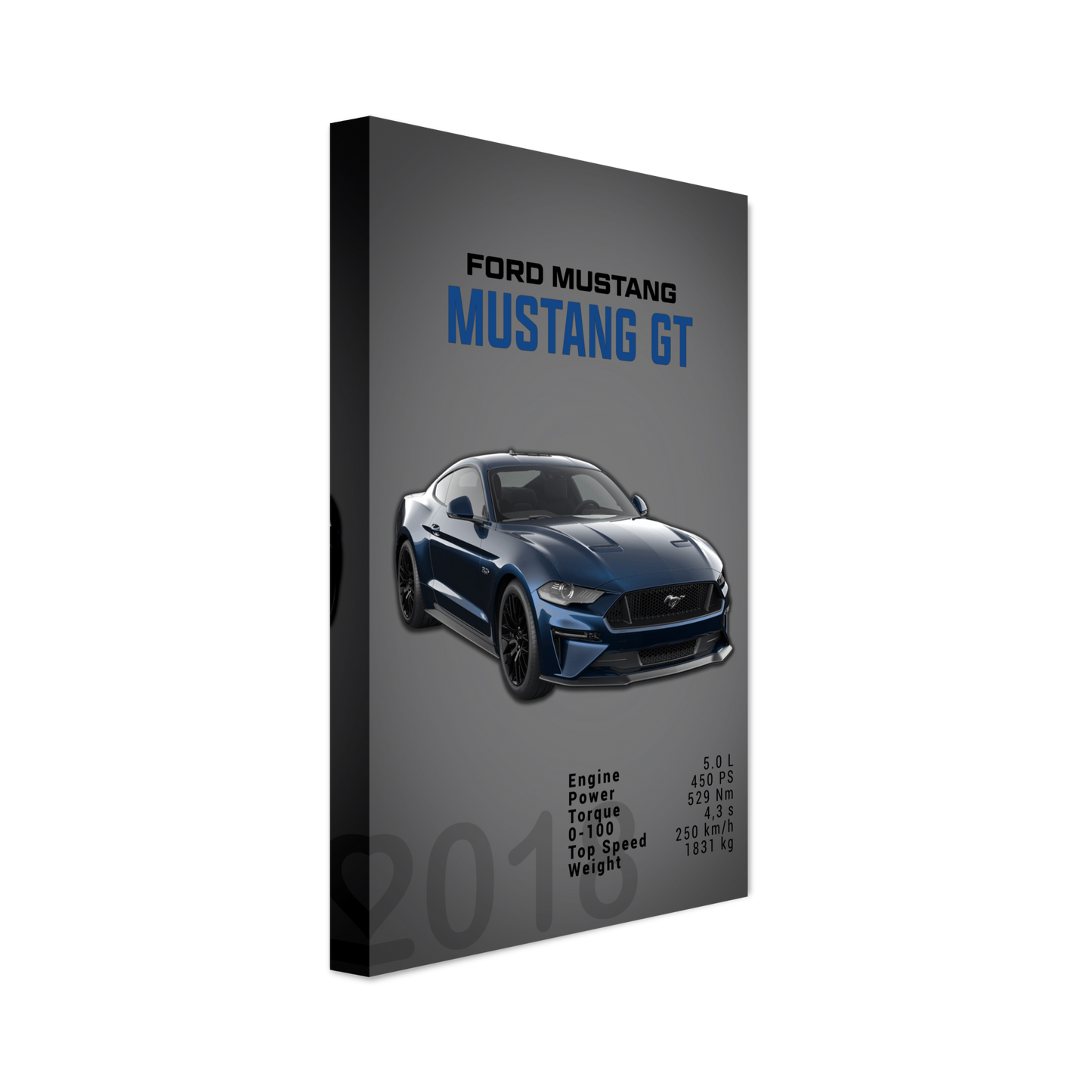 Ford Mustang 2018 GT S550 (MUSTANG08D)