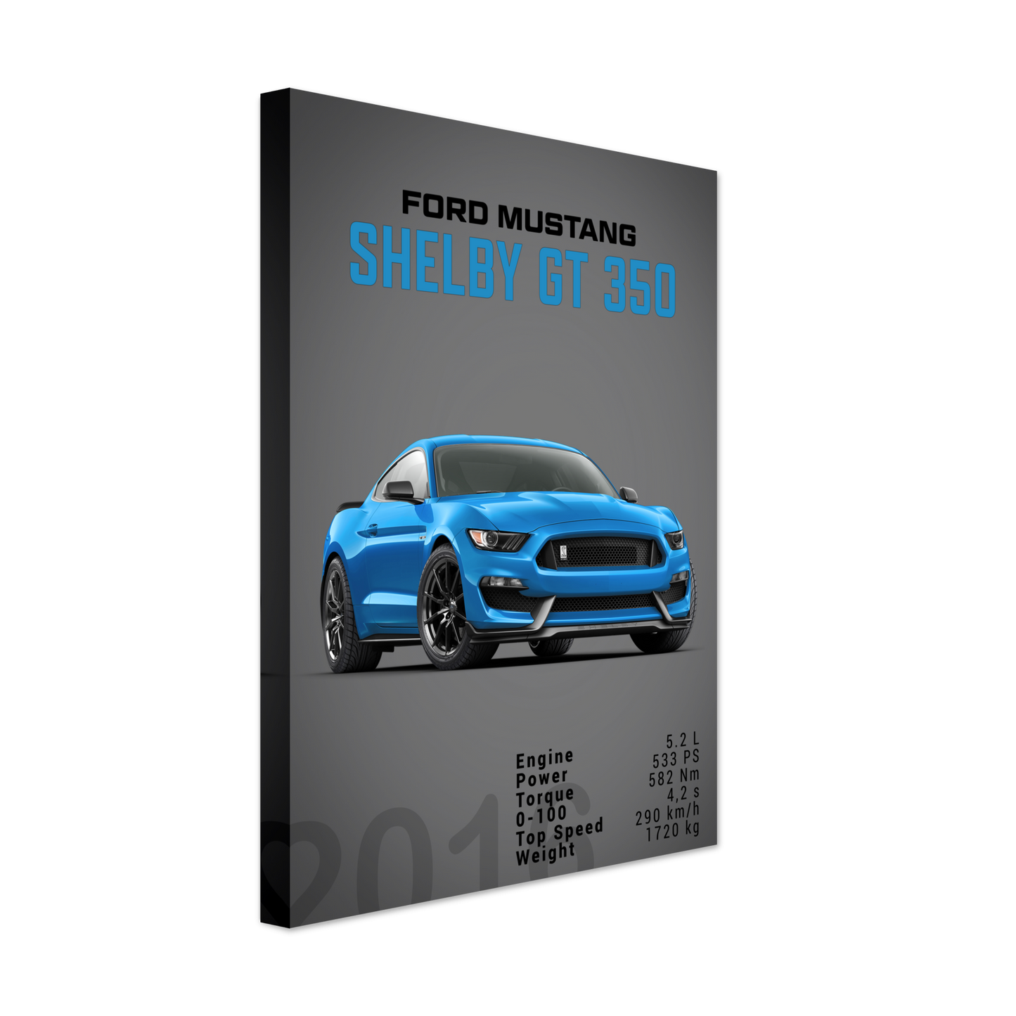 Ford Mustang 2016 Shelby GT350 S550 (MUSTANG09D)
