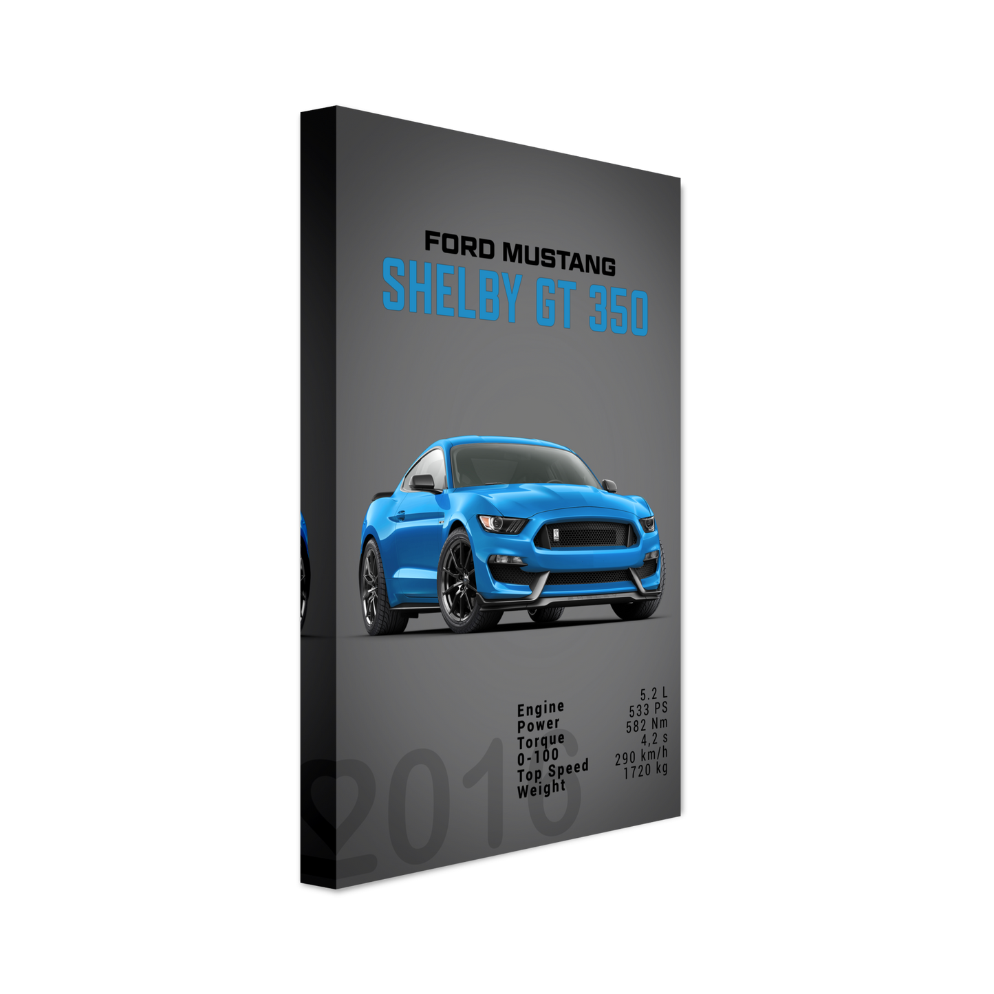 Ford Mustang 2016 Shelby GT350 S550 (MUSTANG09D)