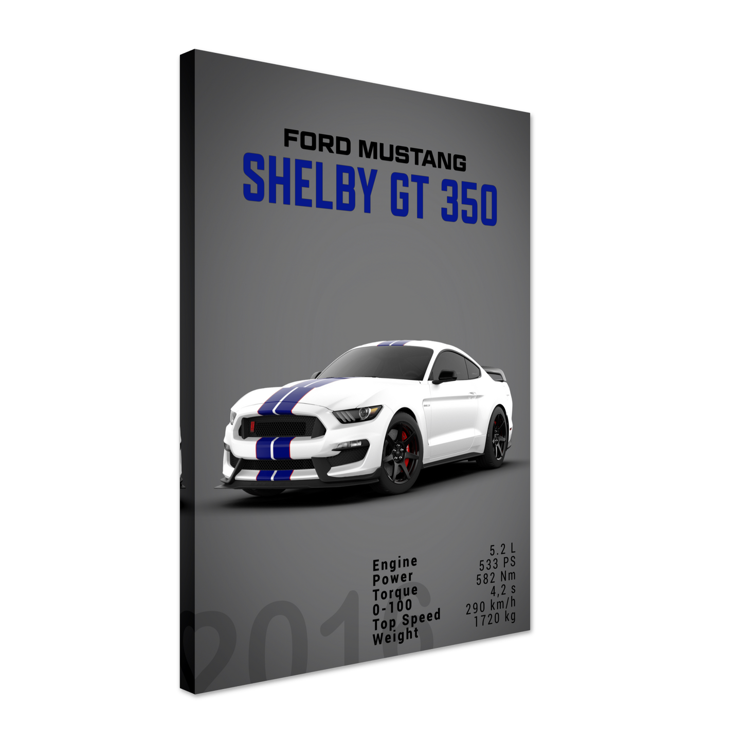 Ford Mustang 2016 Shelby GT350 S550 (MUSTANG10D)