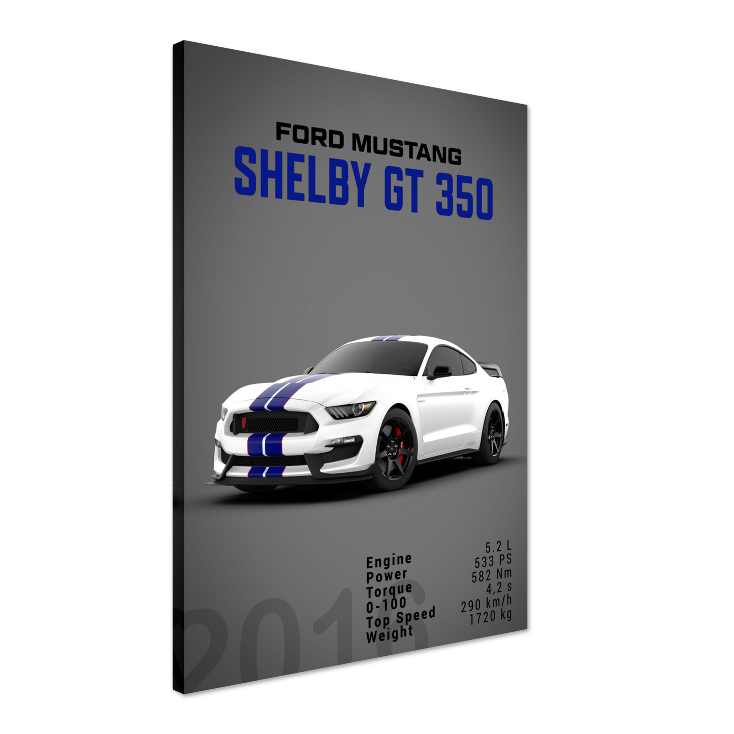 Ford Mustang 2016 Shelby GT350 S550 (MUSTANG10D)