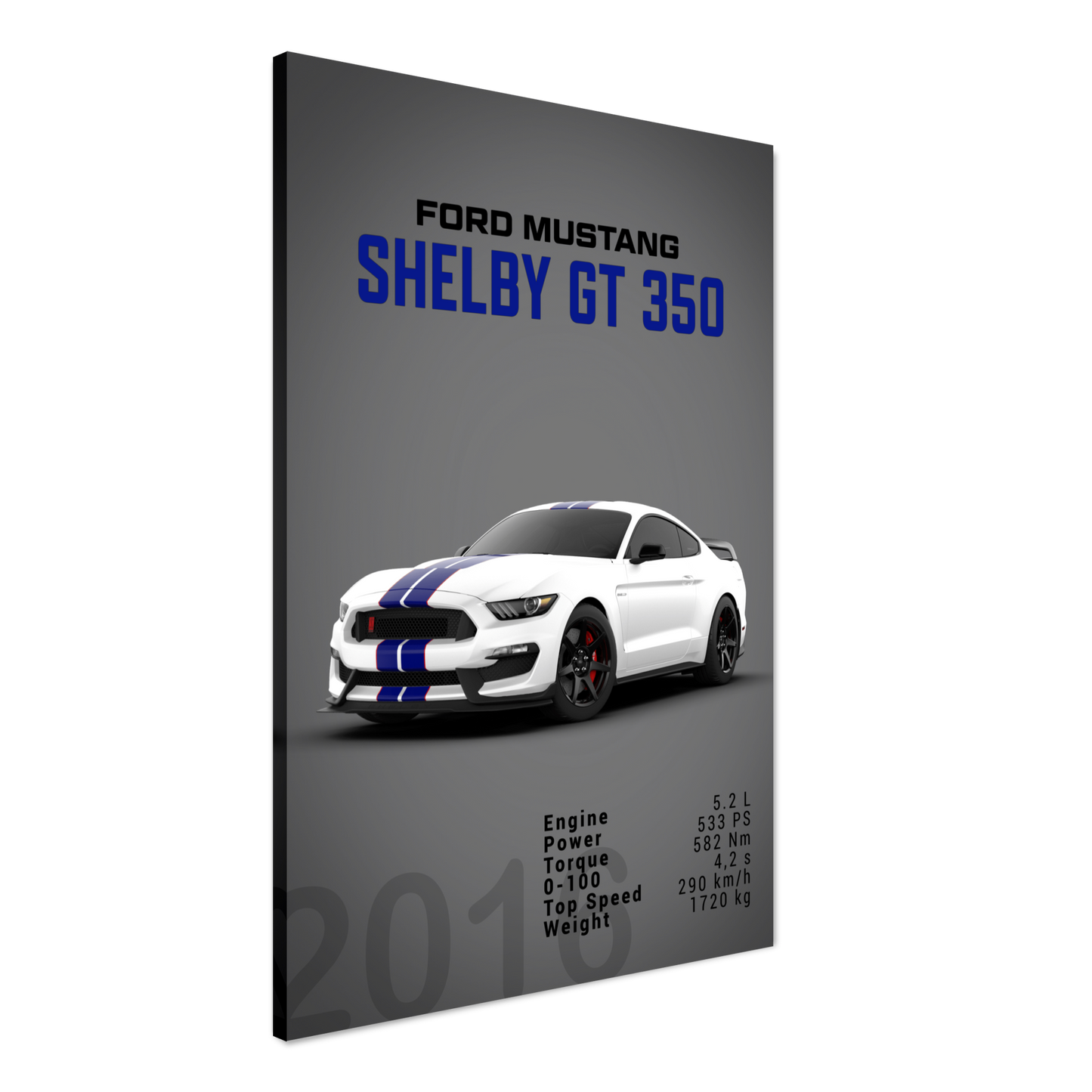 Ford Mustang 2016 Shelby GT350 S550 (MUSTANG10D)